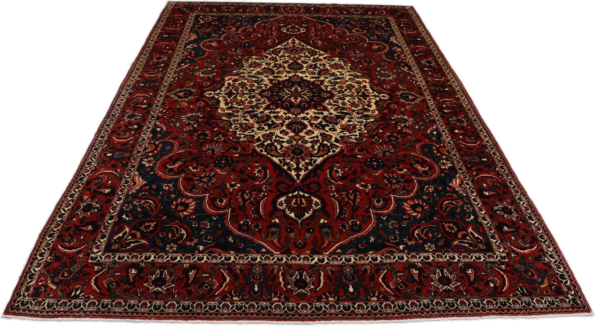 Bakhtiari Perserteppich 208 × 305 cm aus Wolle, handgeknüpft