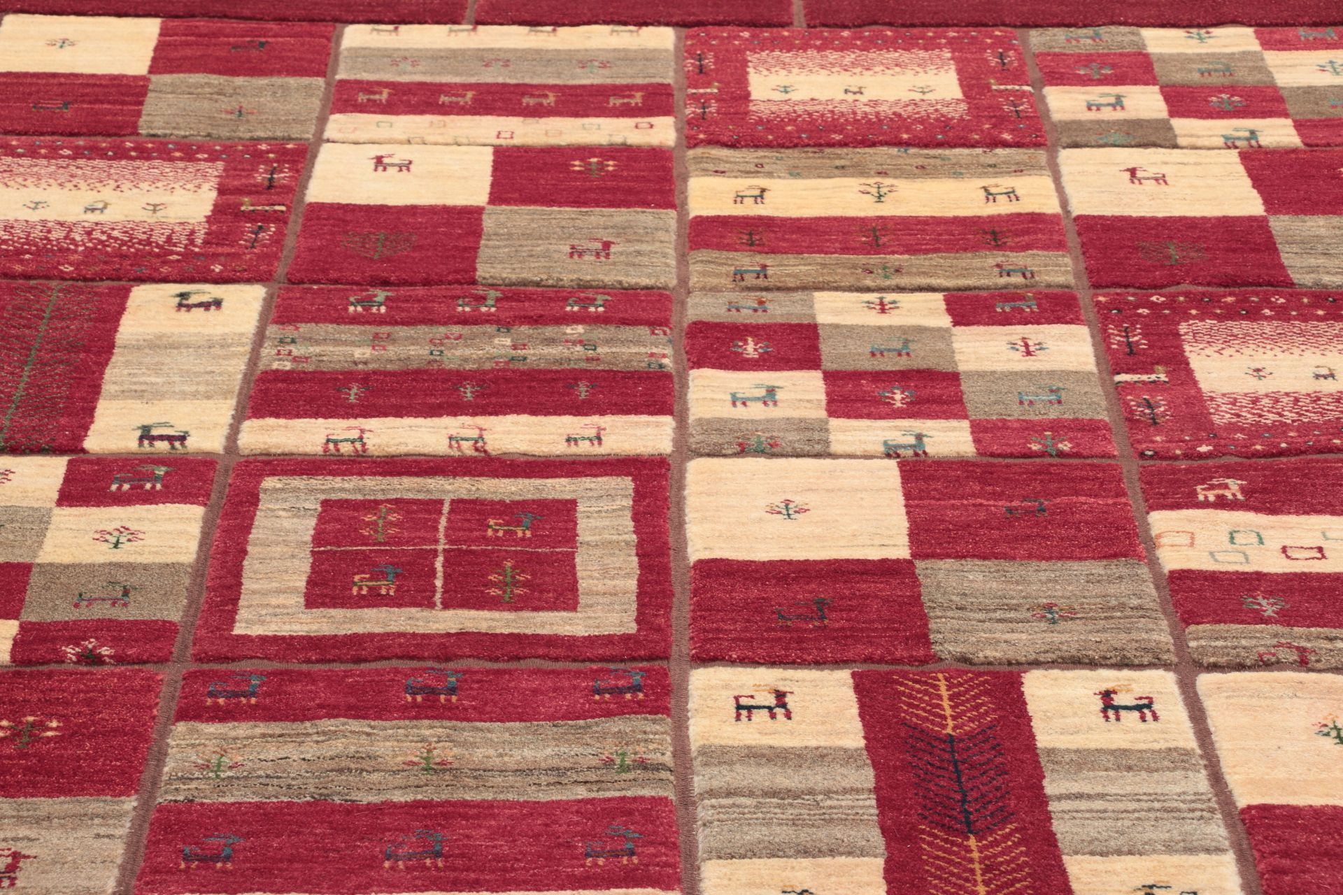 perserteppich-gabbeh-204-x-300-cm-schurwolle-handgeknupft-weich-3 Handgeknüpfter Gabbeh Perserteppich 204 × 300 cm