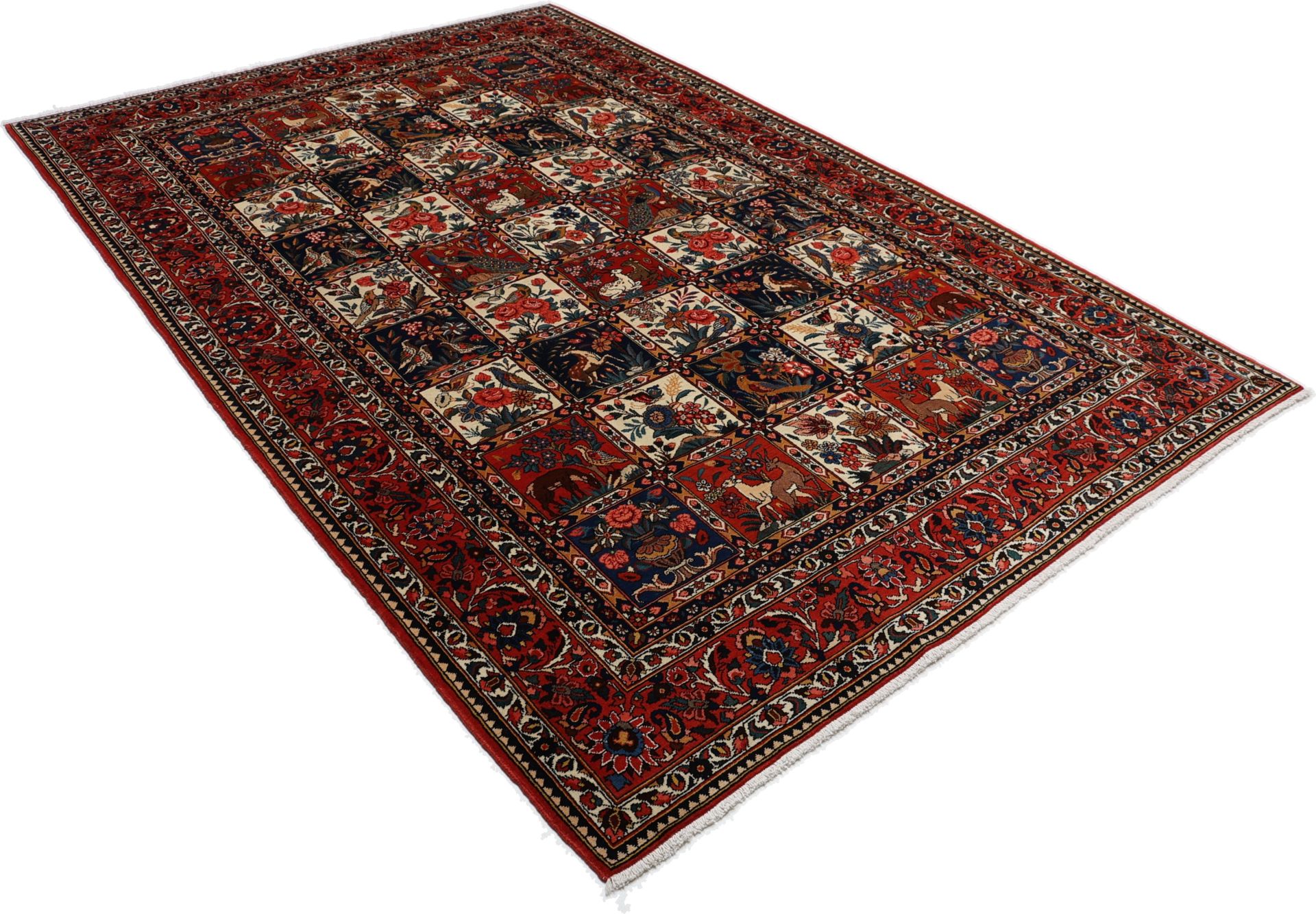 Bakhtiari Perserteppich aus Iran, 215 × 323 cm