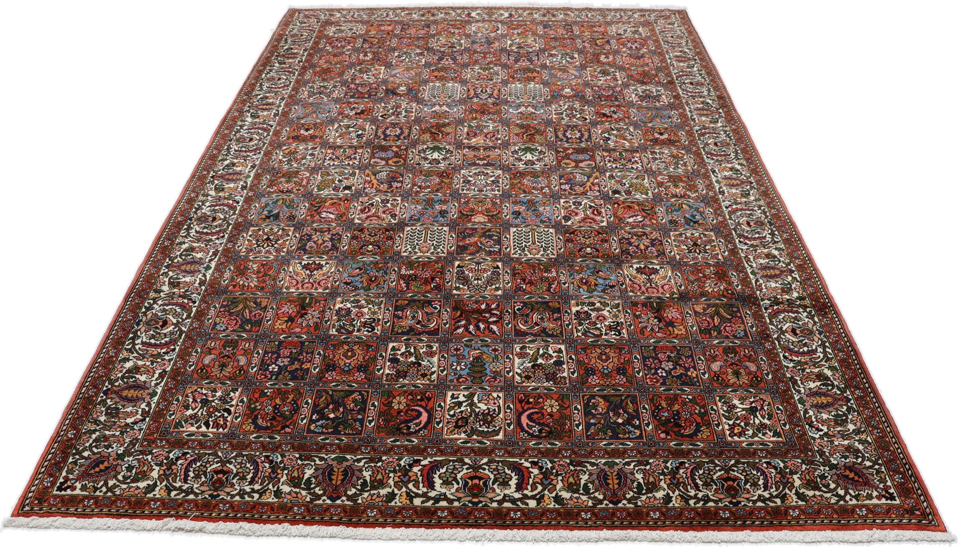 Bakhtiari Perserteppich aus Iran, 197 × 296 cm