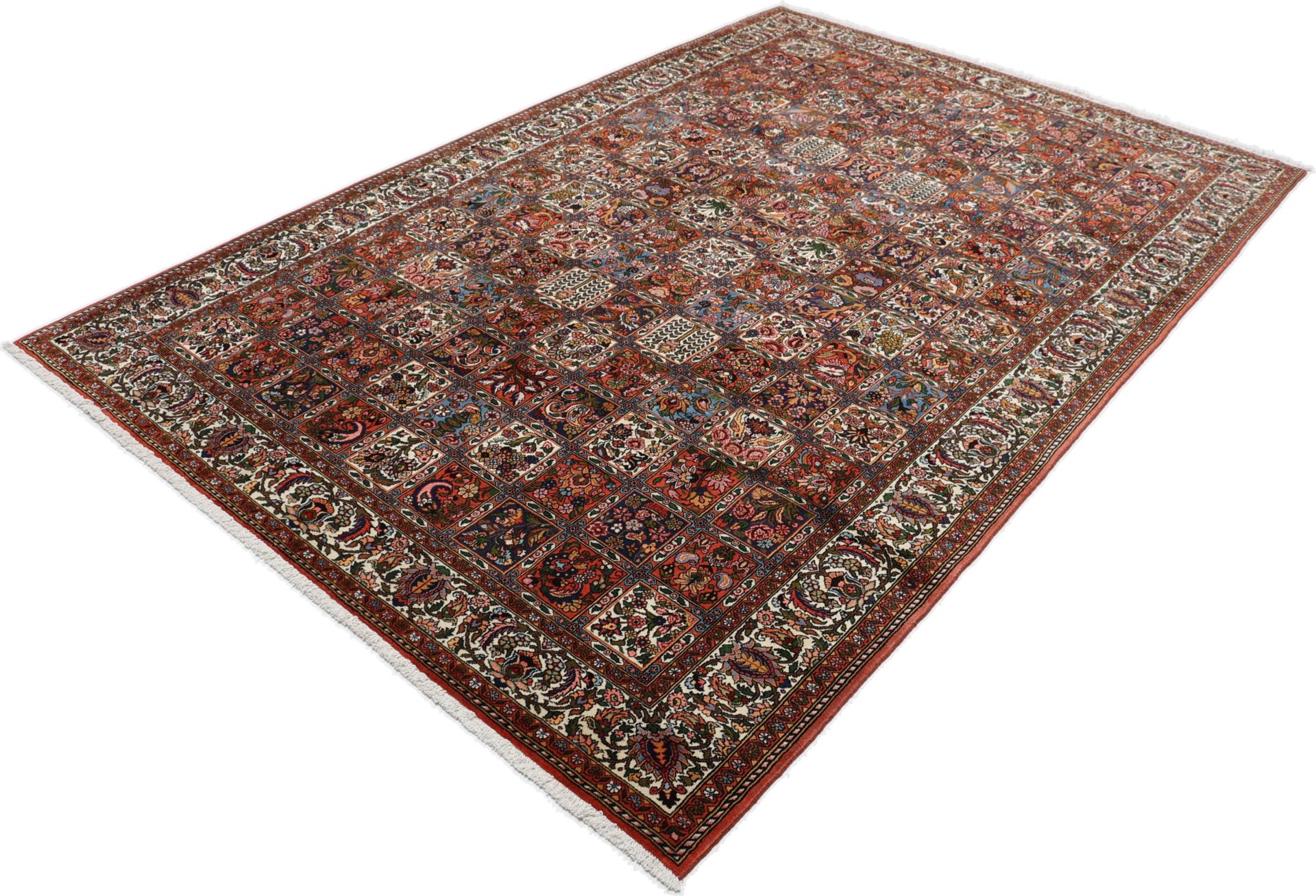 Bakhtiari Perserteppich aus Iran, 197 × 296 cm