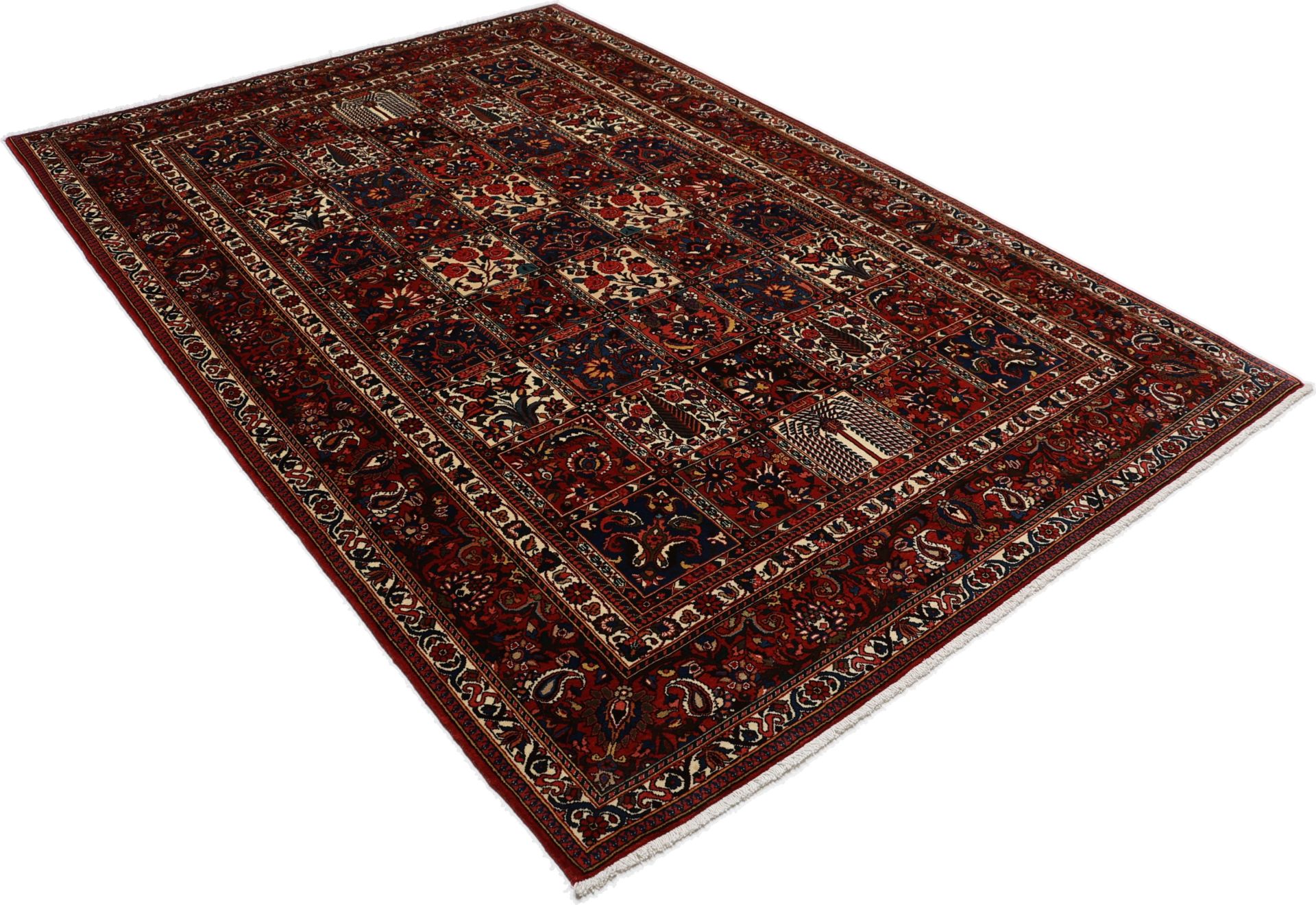 Bakhtiari Perserteppich 203 × 318 cm aus Wolle, handgeknüpft