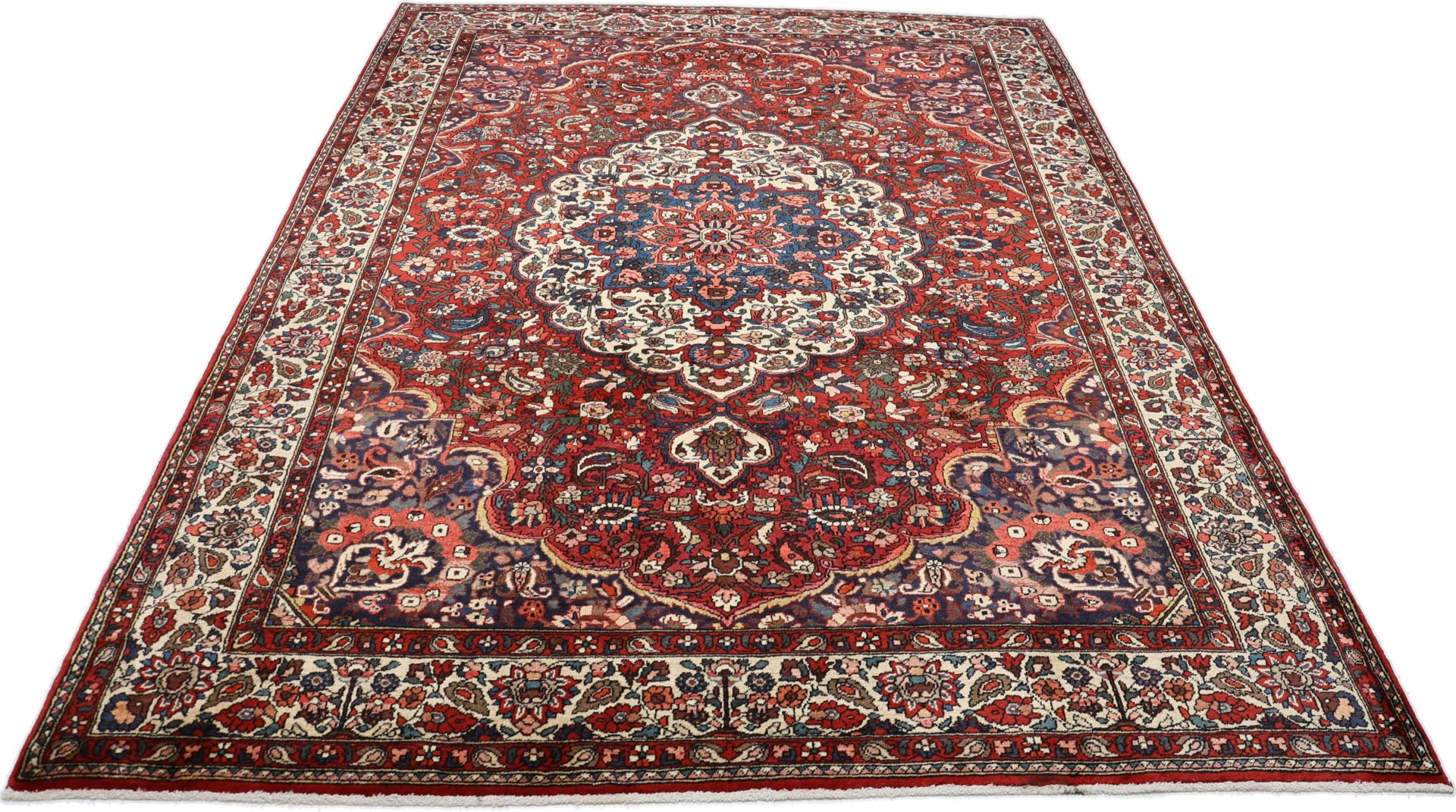 Bakhtiari Perserteppich 216 × 295 cm aus Wolle, handgeknüpft