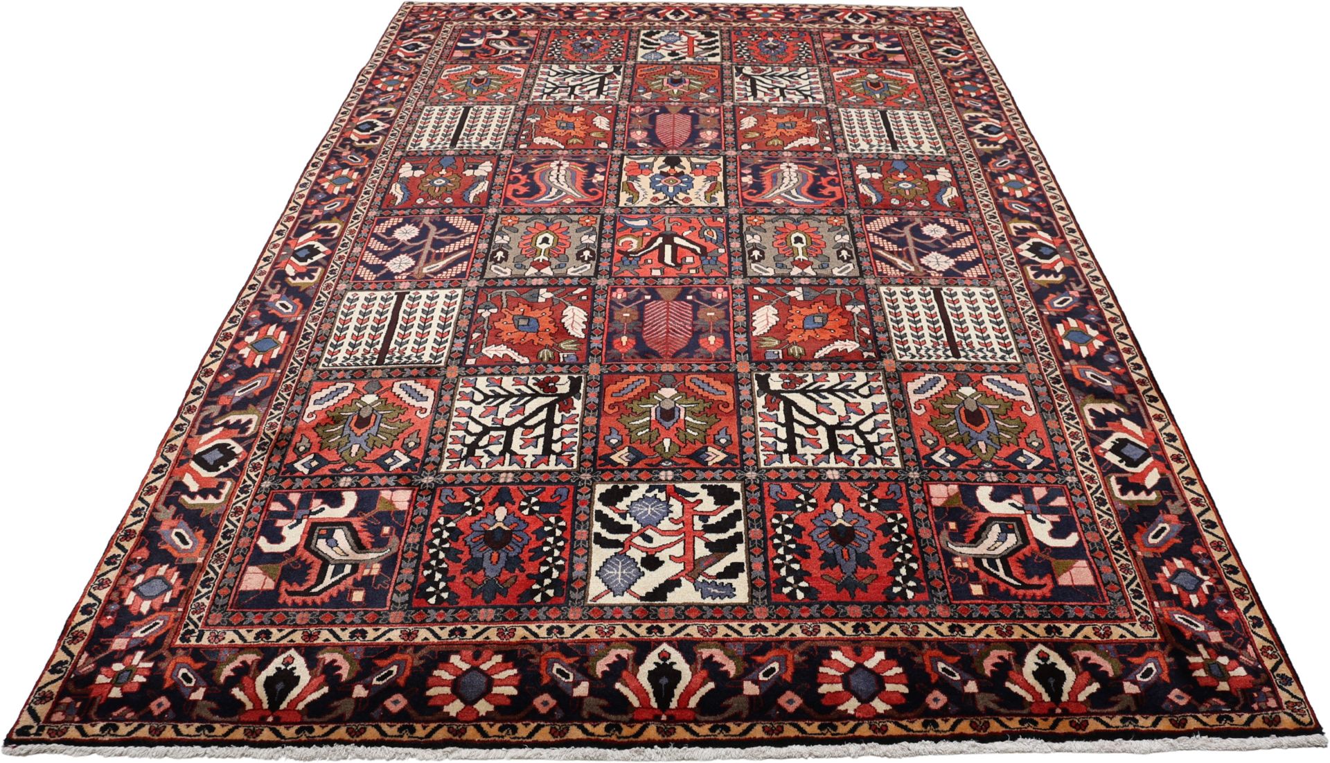 Bakhtiari Perserteppich 217 × 317 cm aus Wolle, handgeknüpft