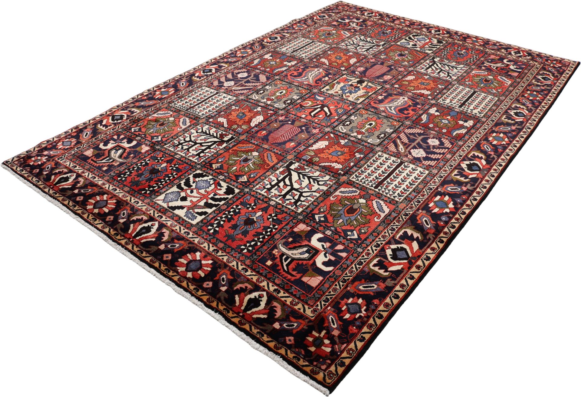 Bakhtiari Perserteppich 217 × 317 cm aus Wolle, handgeknüpft