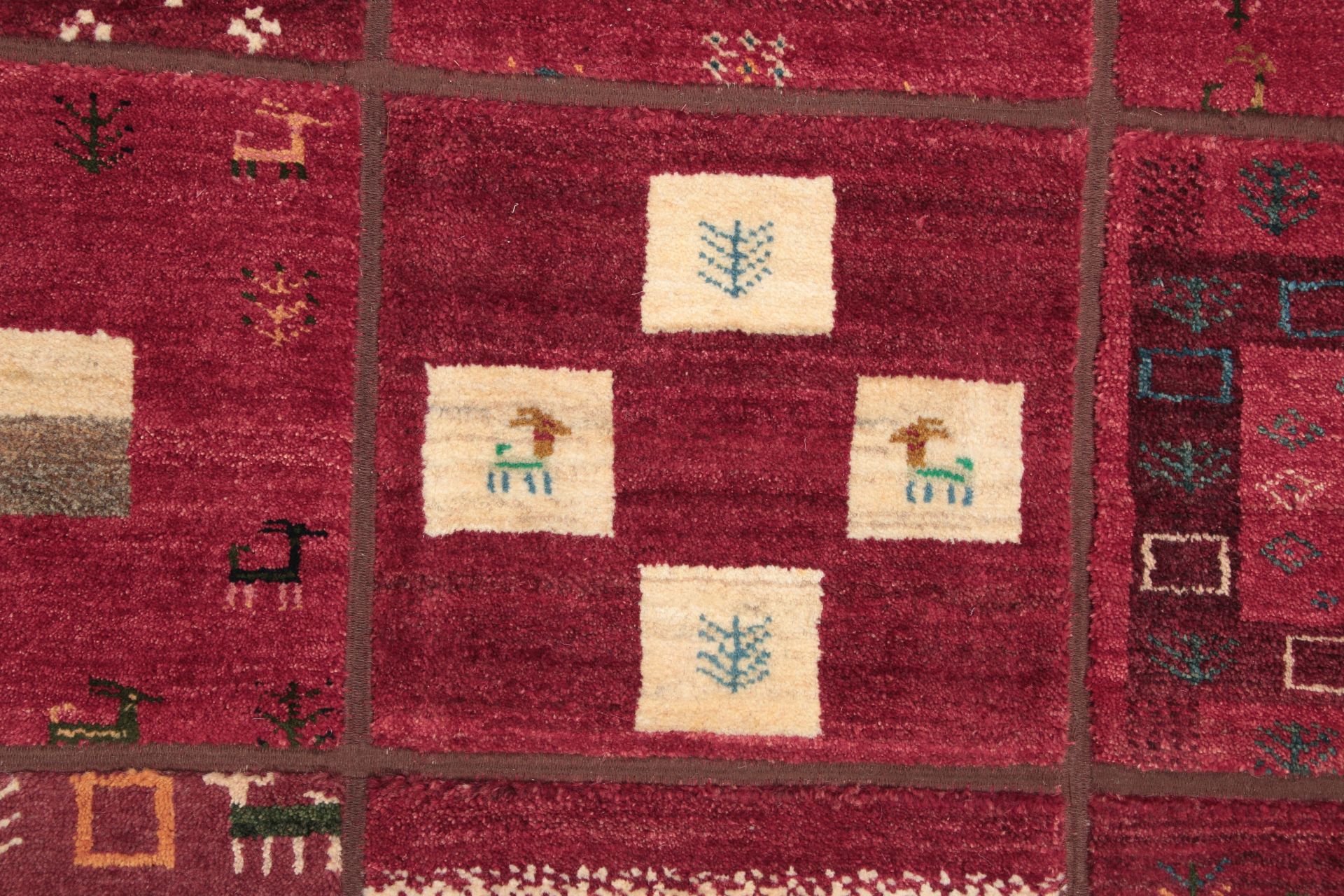 perserteppich-gabbeh-205-x-300-cm-schurwolle-handgeknupft-weich-2 Handgeknüpfter Gabbeh Perserteppich 205 × 300 cm