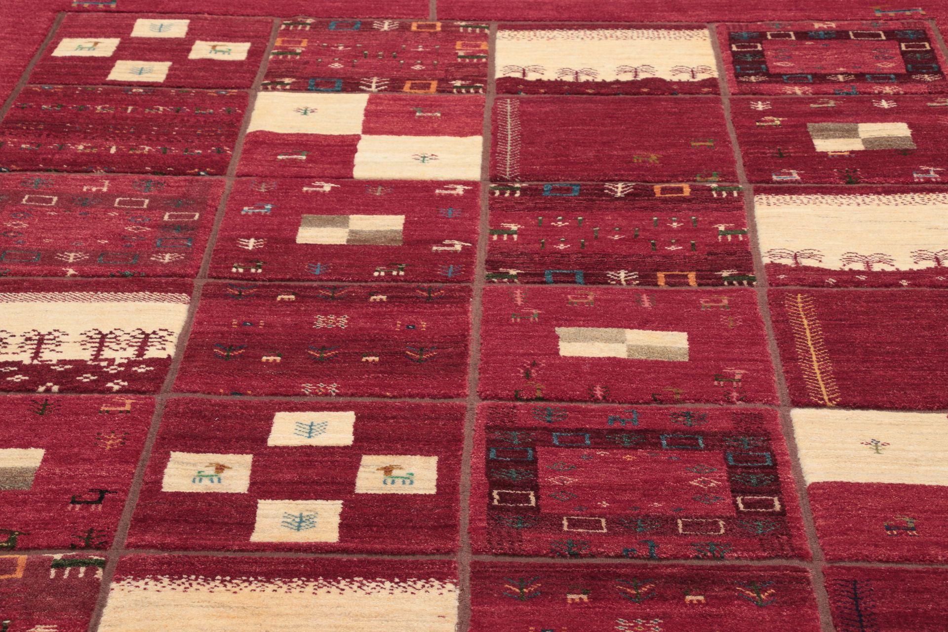 perserteppich-gabbeh-205-x-300-cm-schurwolle-handgeknupft-weich-3 Handgeknüpfter Gabbeh Perserteppich 205 × 300 cm