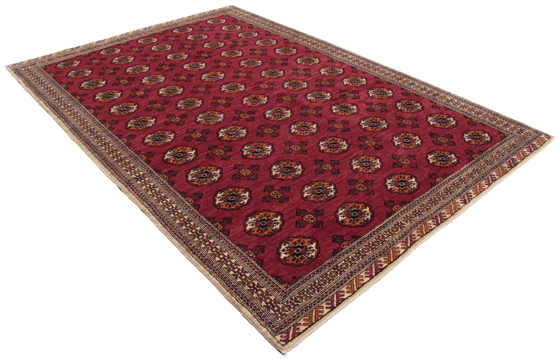 Perserteppich 212 × 313 cm aus Wolle, handgeknüpft