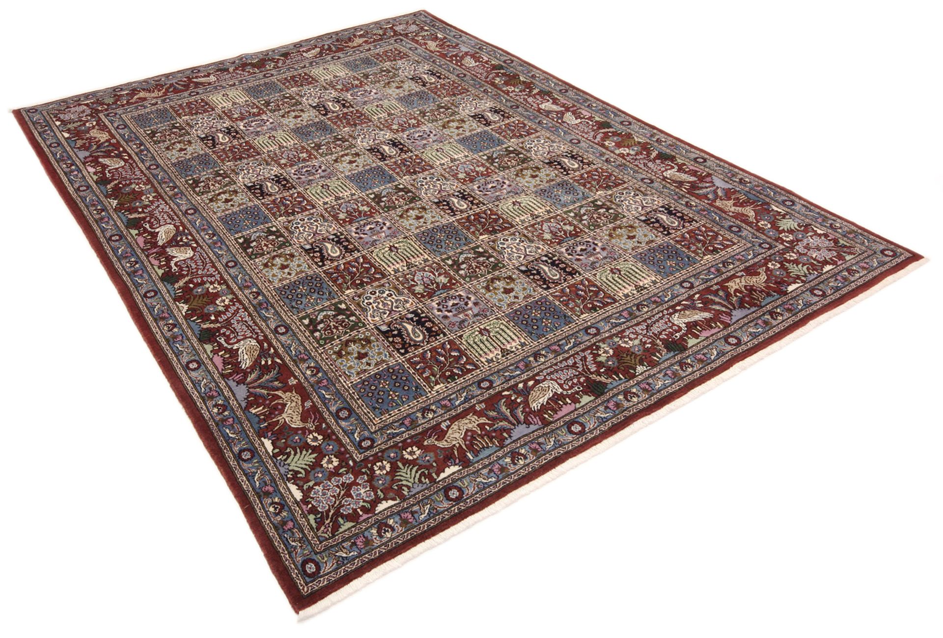Moud Perserteppich aus Iran, 204 × 297 cm