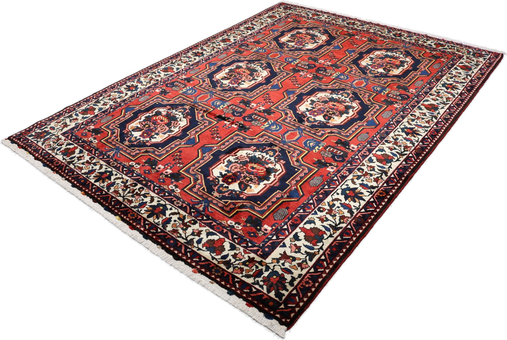 Bakhtiari Perserteppich 220 × 300 cm aus Wolle, handgeknüpft
