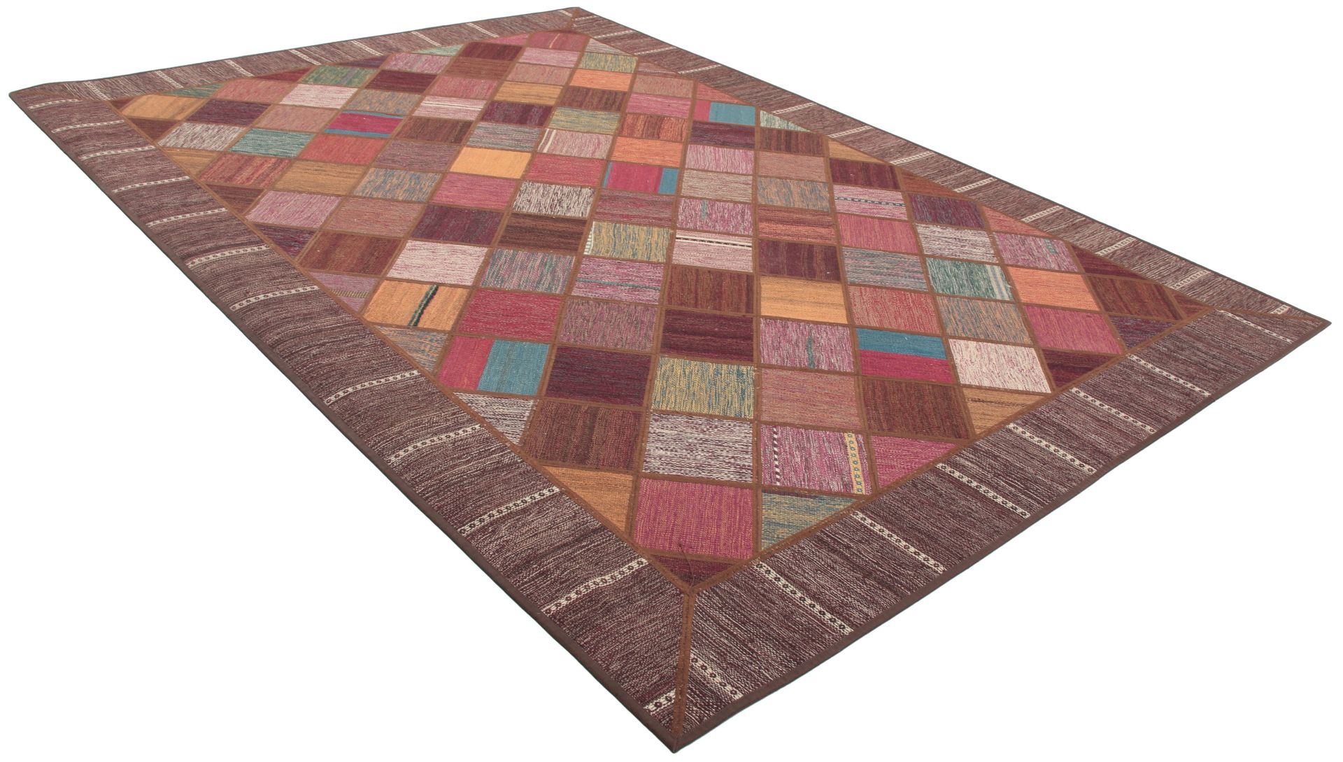 Handgewebter Kelim Perserteppich 210 × 295 cm