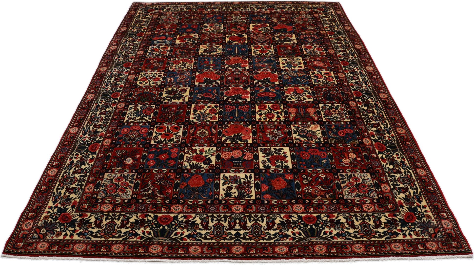 Bakhtiari Perserteppich aus Iran, 210 × 295 cm