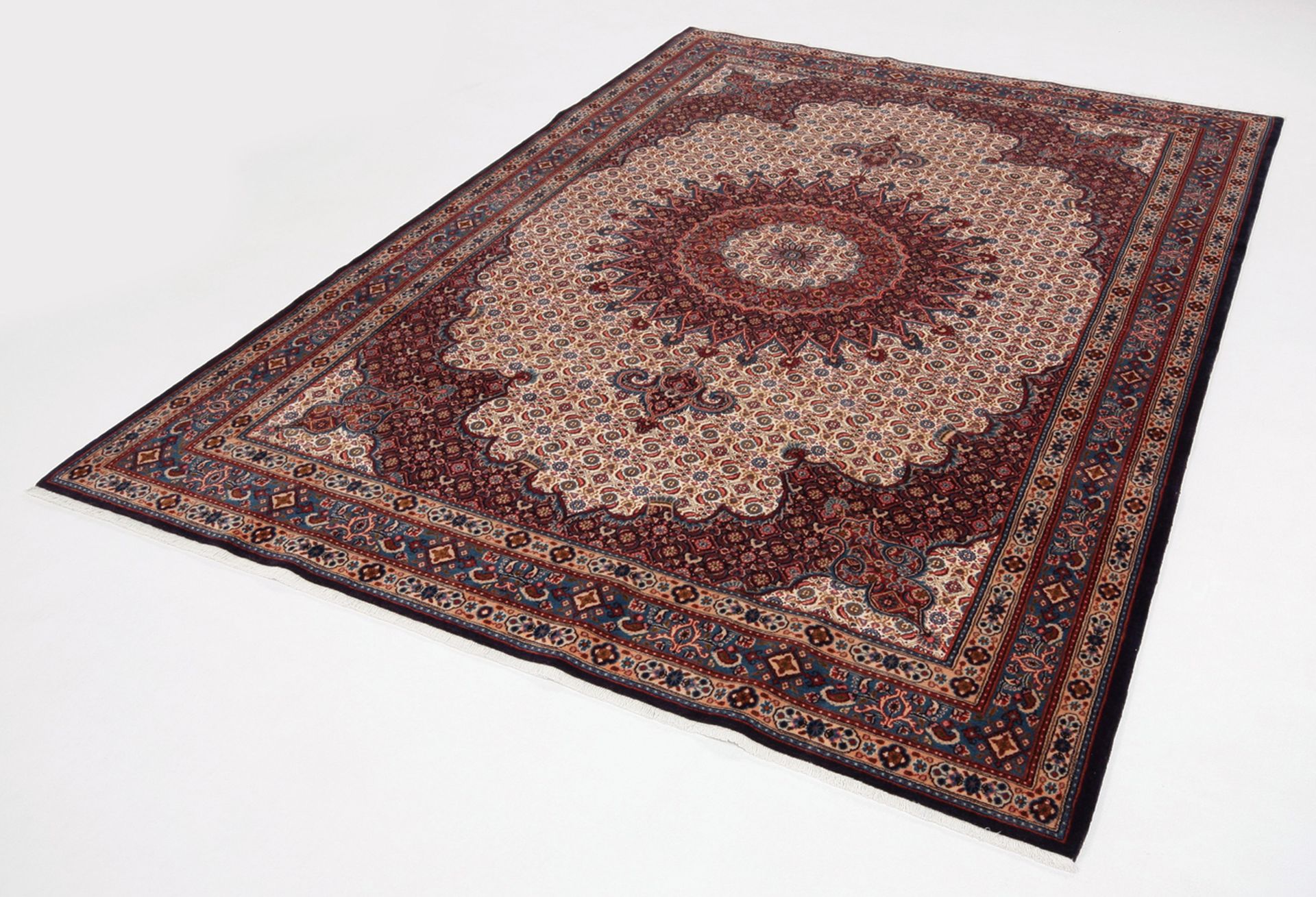 Moud Perserteppich aus Iran, 205 × 297 cm