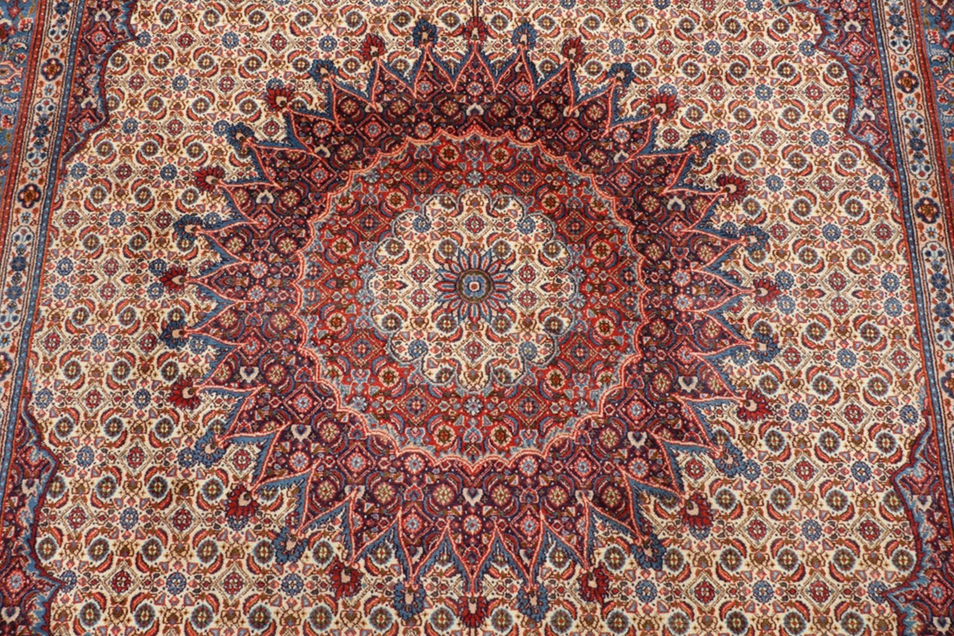 Moud Perserteppich aus Iran, 205 × 297 cm