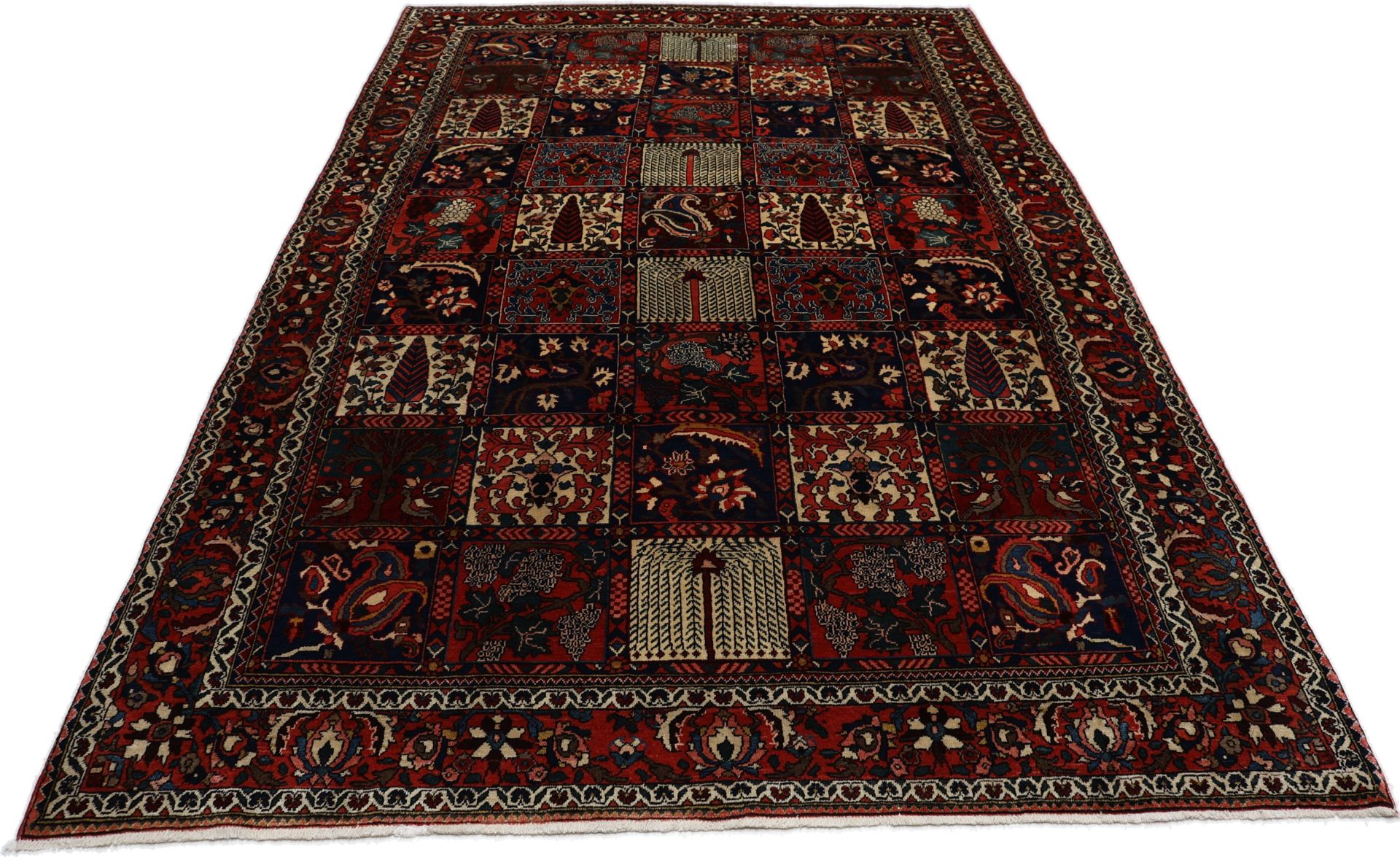 Handgeknüpfter Bakhtiari Perserteppich 210 × 312 cm