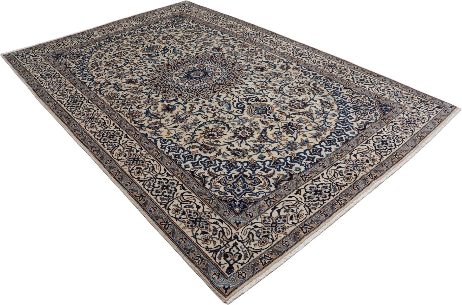 perserteppich-nain-198-x-298-cm-schurwolle-handgeknupft-exklusiv-3 Nain Perserteppich aus Iran, 198 × 298 cm