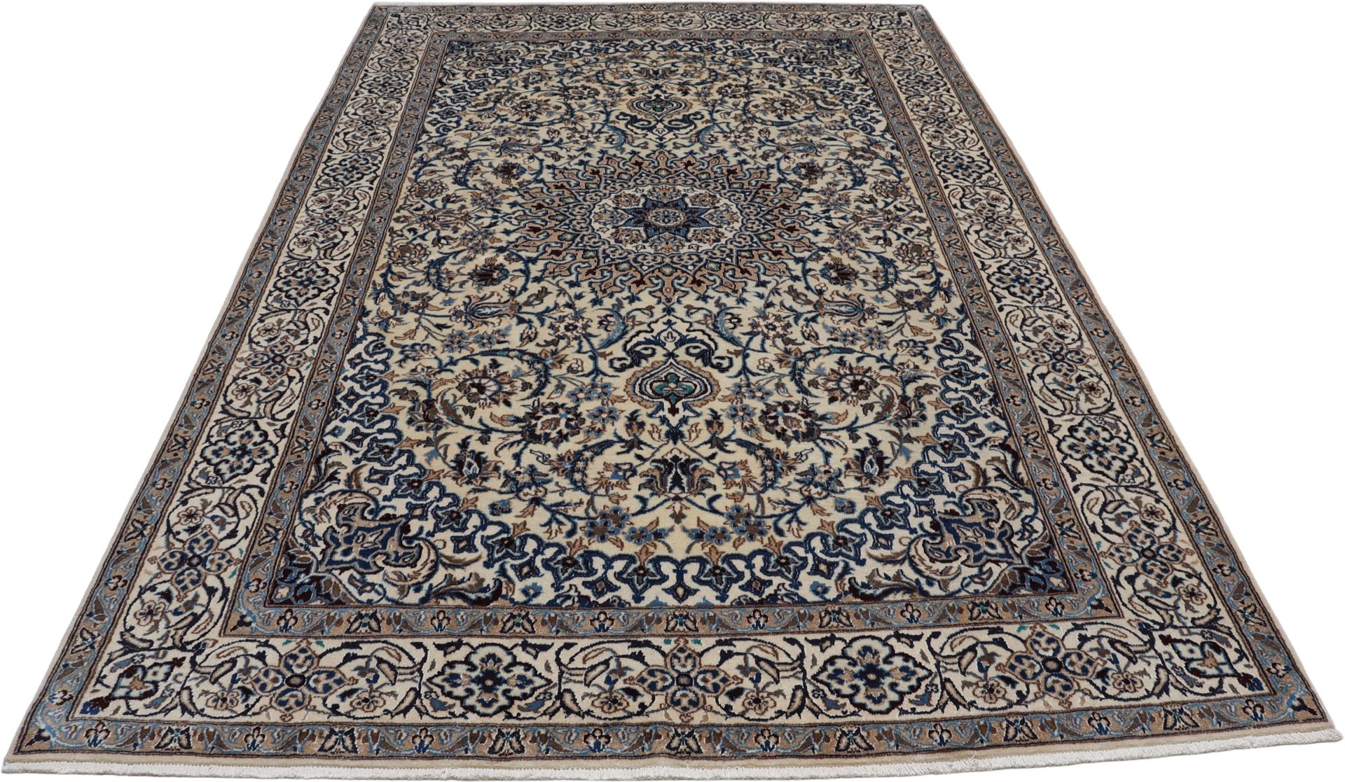 perserteppich-nain-198-x-298-cm-schurwolle-handgeknupft-exklusiv-7 Nain Perserteppich aus Iran, 198 × 298 cm