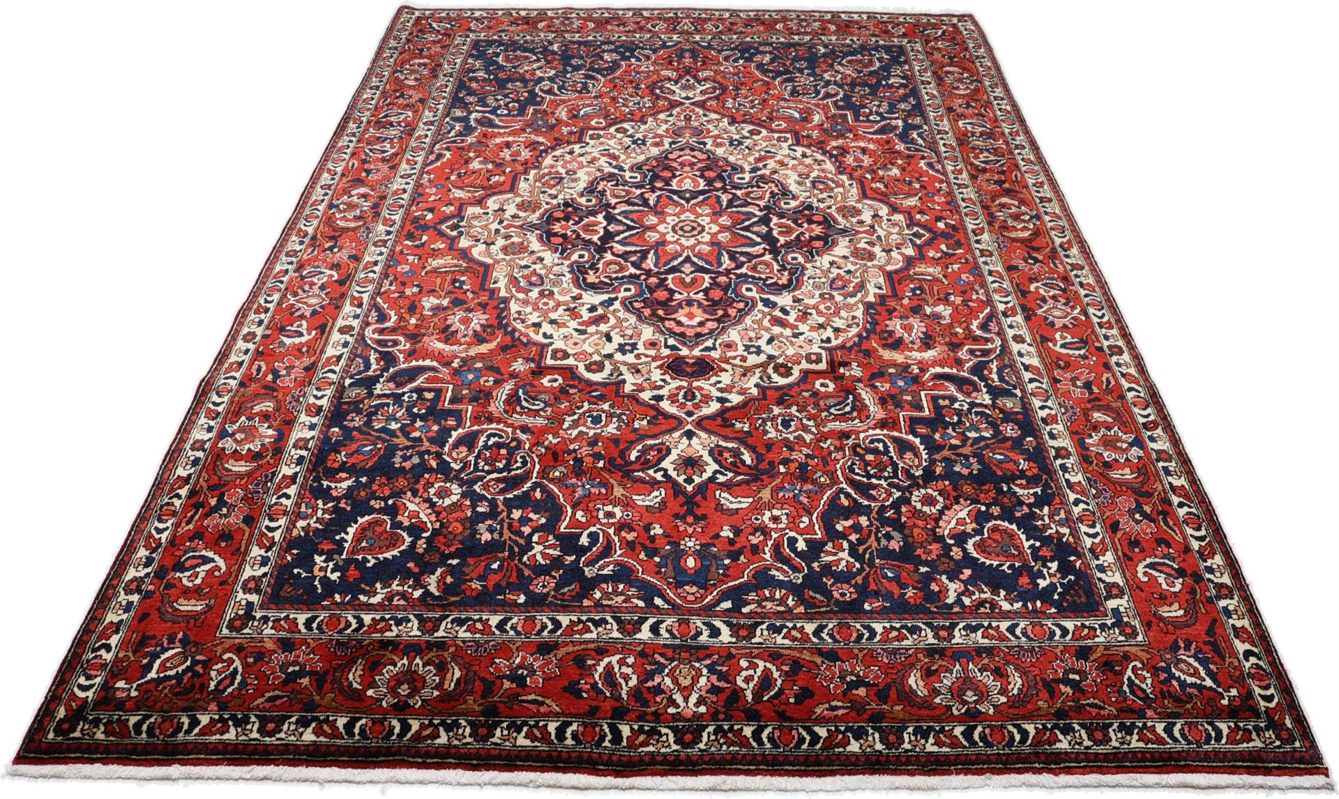 Bakhtiari Perserteppich aus Iran, 212 × 318 cm