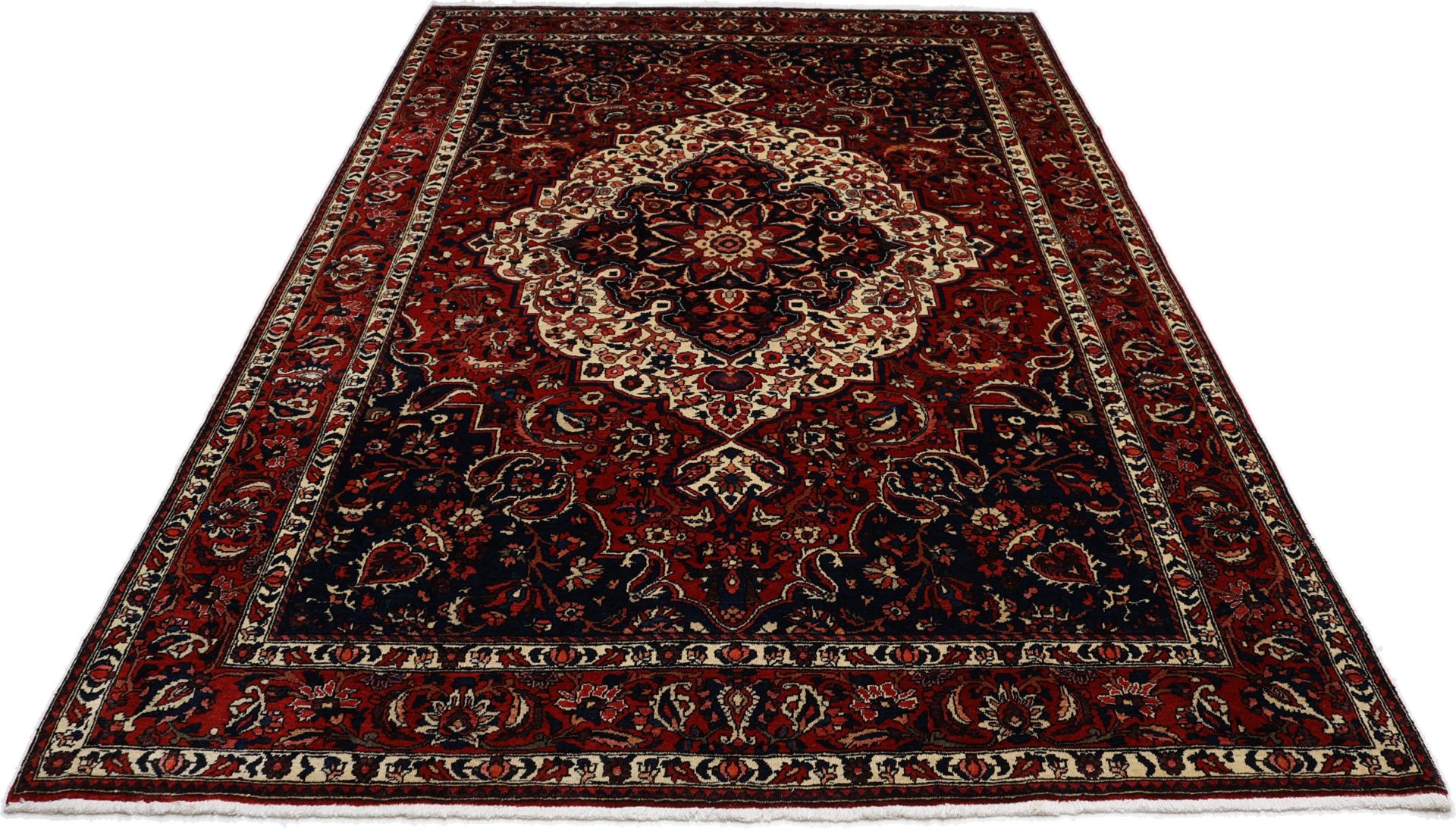Bakhtiari Perserteppich aus Iran, 212 × 318 cm