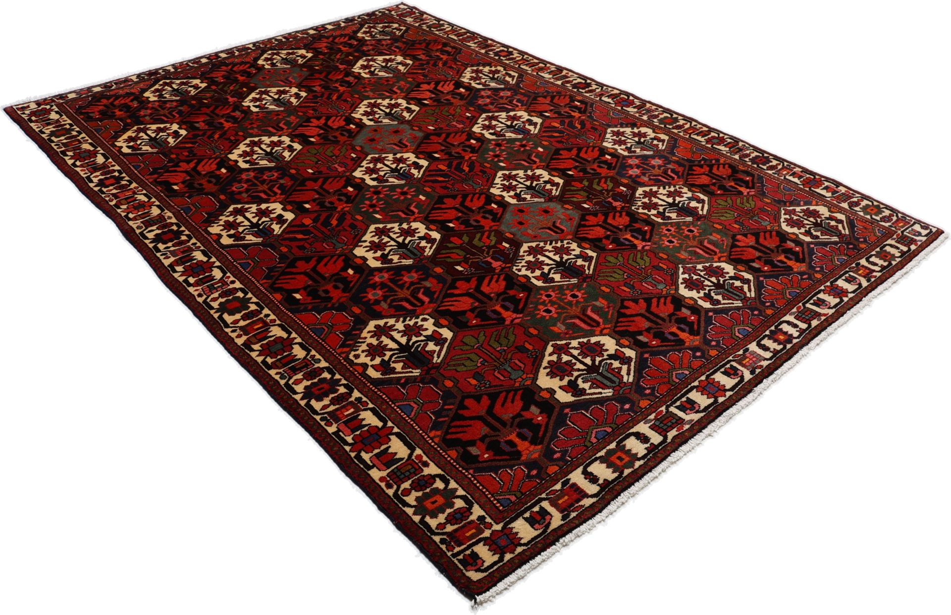 Handgeknüpfter Bakhtiari Perserteppich 208 × 306 cm