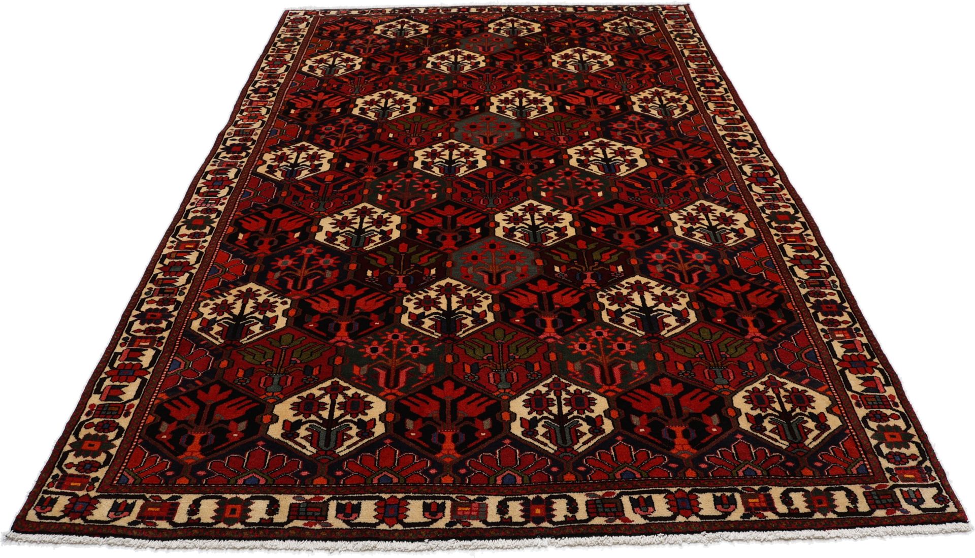 Handgeknüpfter Bakhtiari Perserteppich 208 × 306 cm