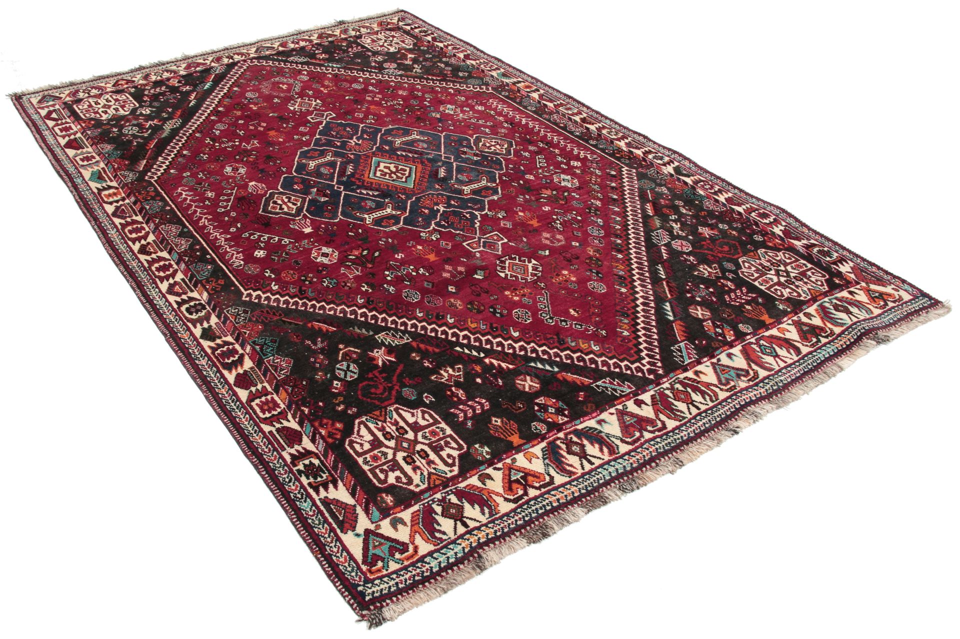 Qashqai Perserteppich 177 × 275 cm aus Wolle, handgeknüpft