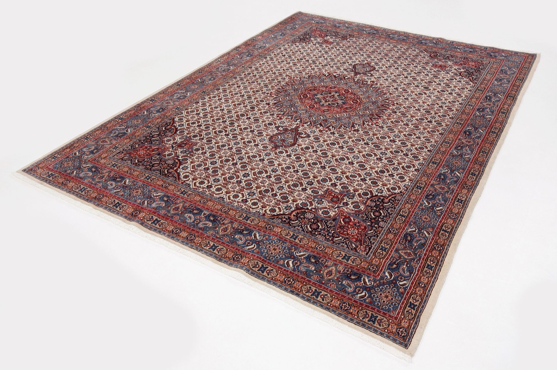Moud Perserteppich aus Iran, 216 × 306 cm