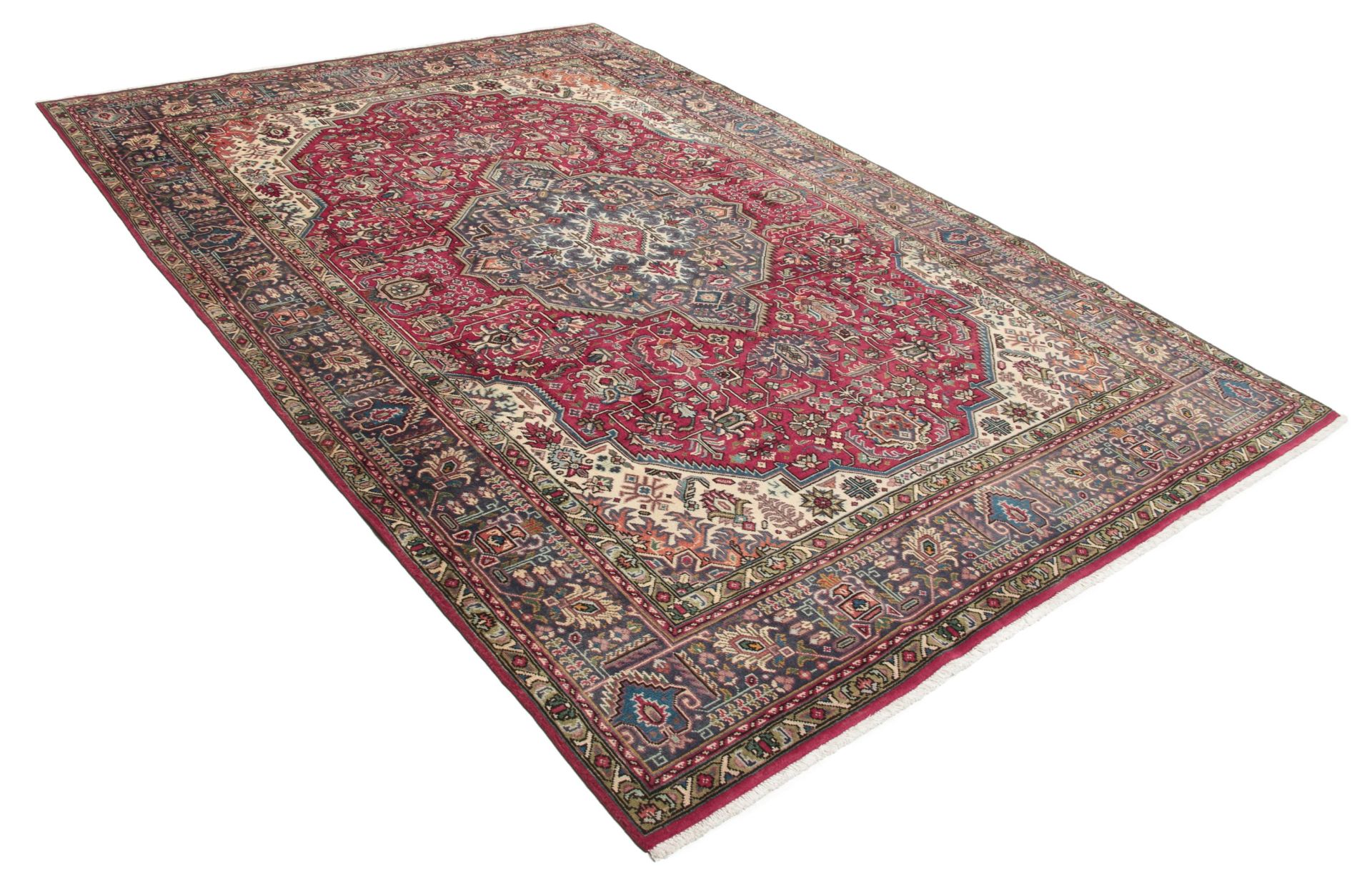 Handgeknüpfter Täbriz Perserteppich, 200 × 290 cm