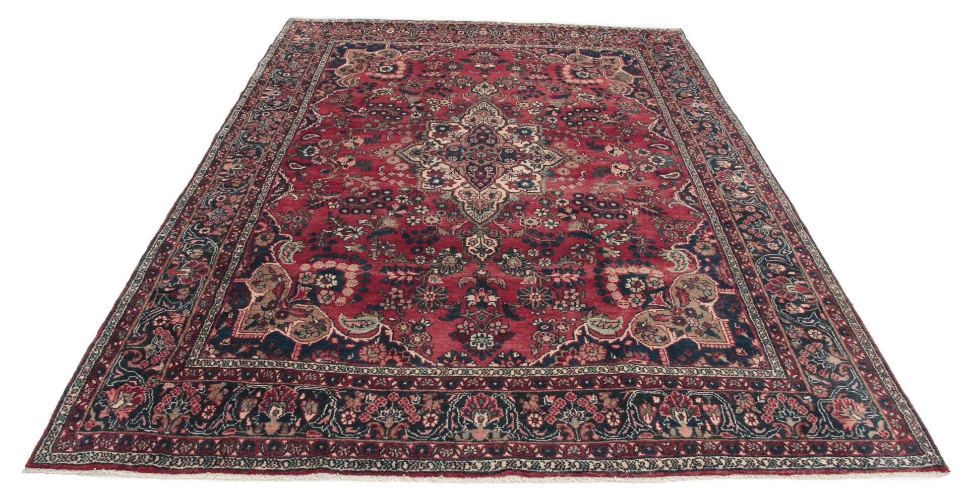 perserteppich-hamedan-212-x-312-cm-baumwolle-handgeknupft-hochwertig-13 Hamadan Perserteppich aus Iran, 212 × 312 cm