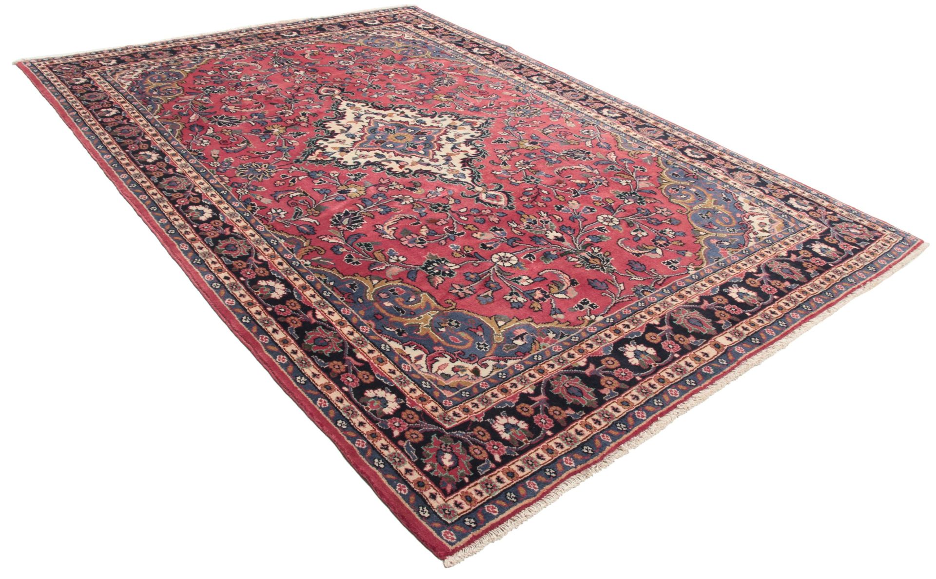 Handgeknüpfter Hamadan Perserteppich 206 × 287 cm