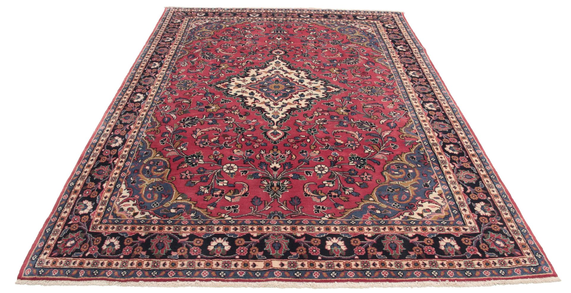 Handgeknüpfter Hamadan Perserteppich 206 × 287 cm
