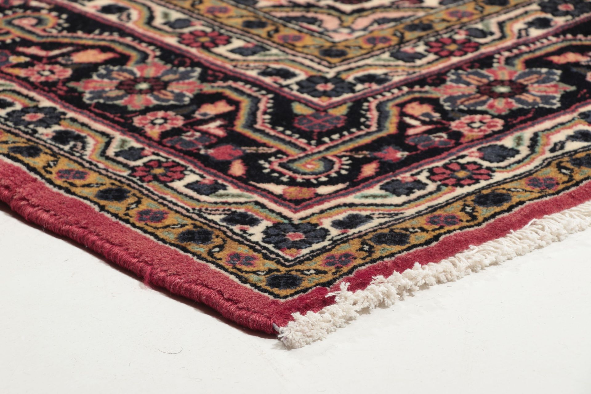 perserteppich-hamedan-223-x-310-cm-baumwolle-handgeknupft-hochwertig-8 Handgeknüpfter Hamadan Perserteppich, 223 × 310 cm