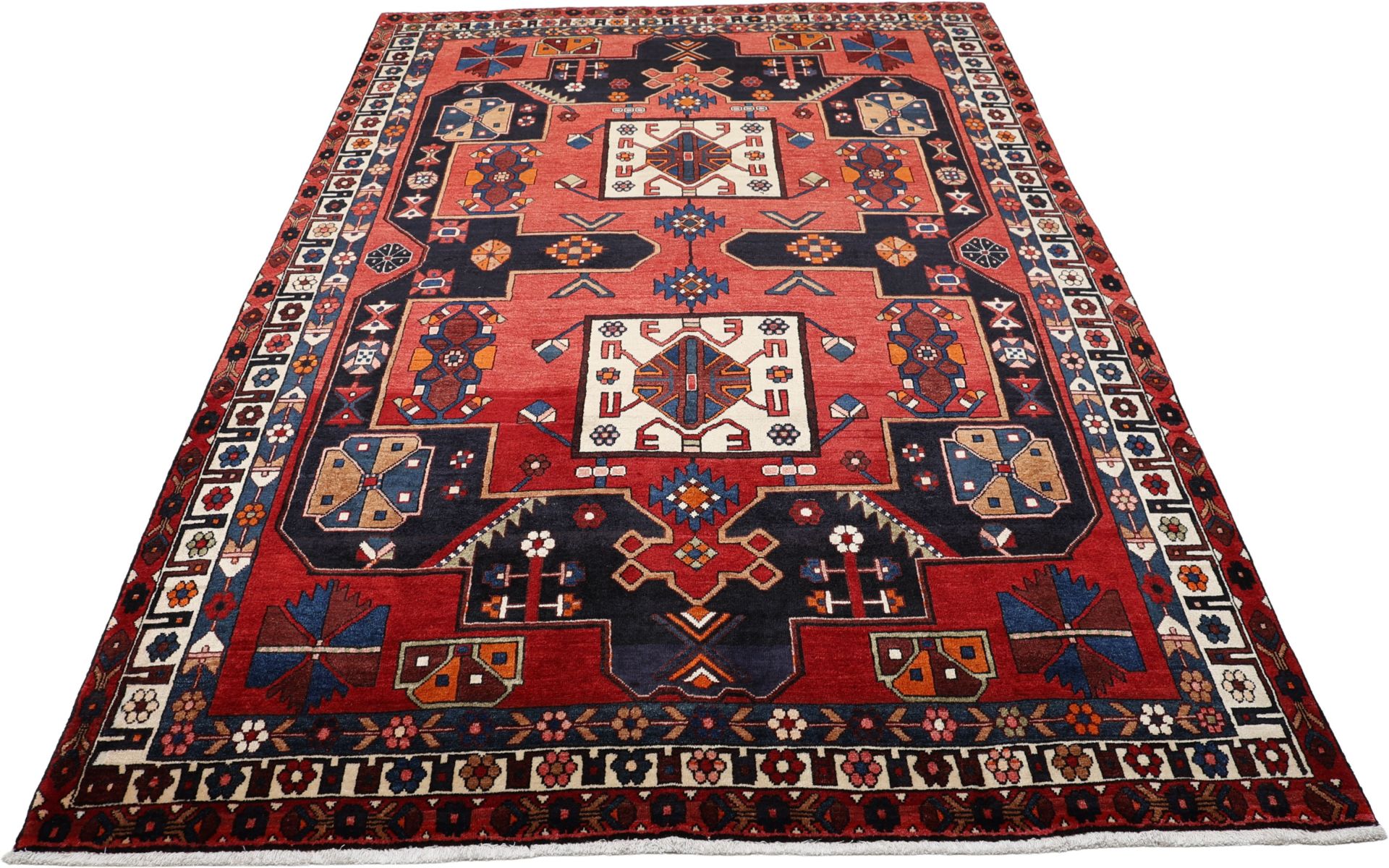 Bakhtiari Perserteppich aus Iran, 210 × 315 cm