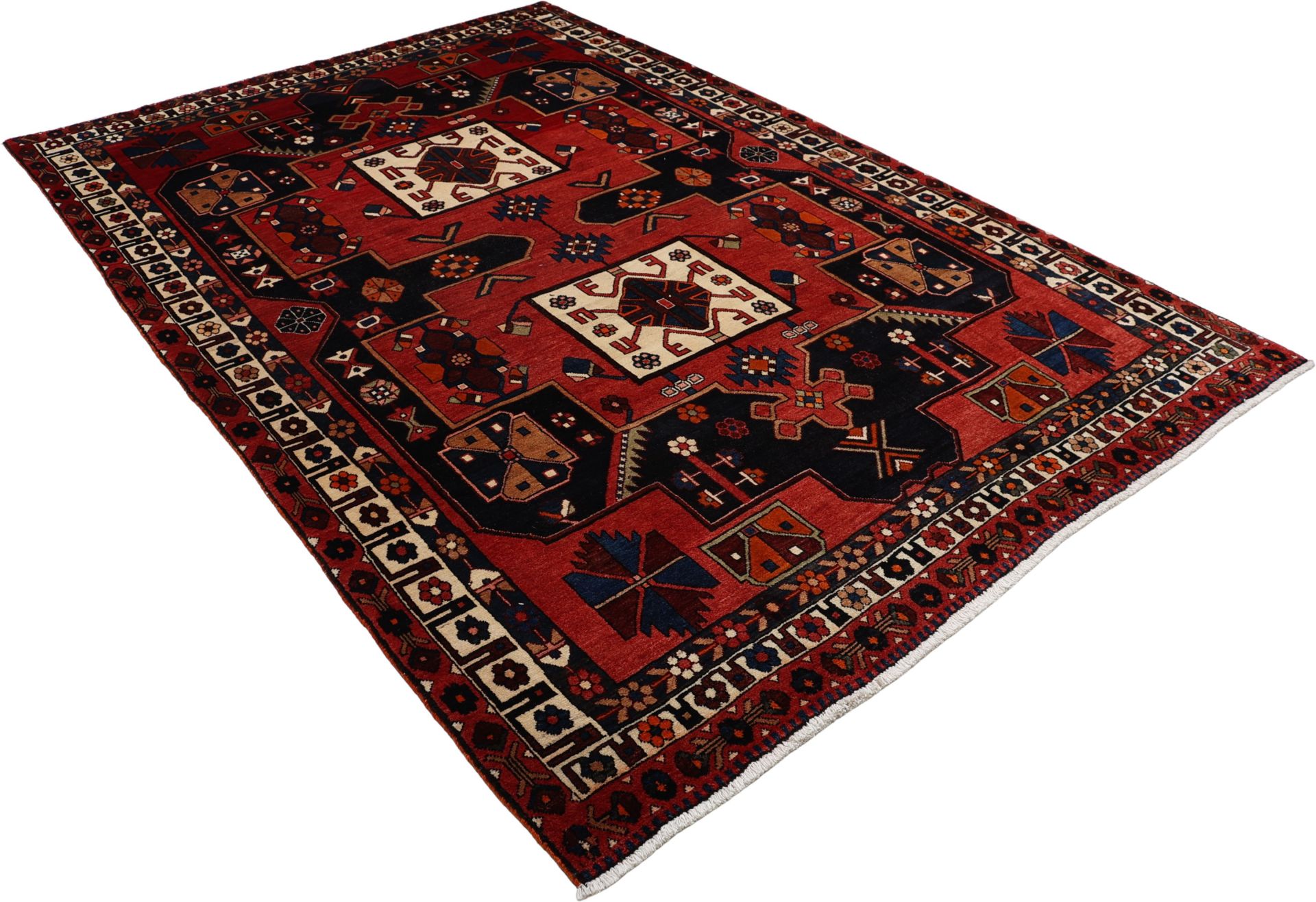 Bakhtiari Perserteppich aus Iran, 210 × 315 cm
