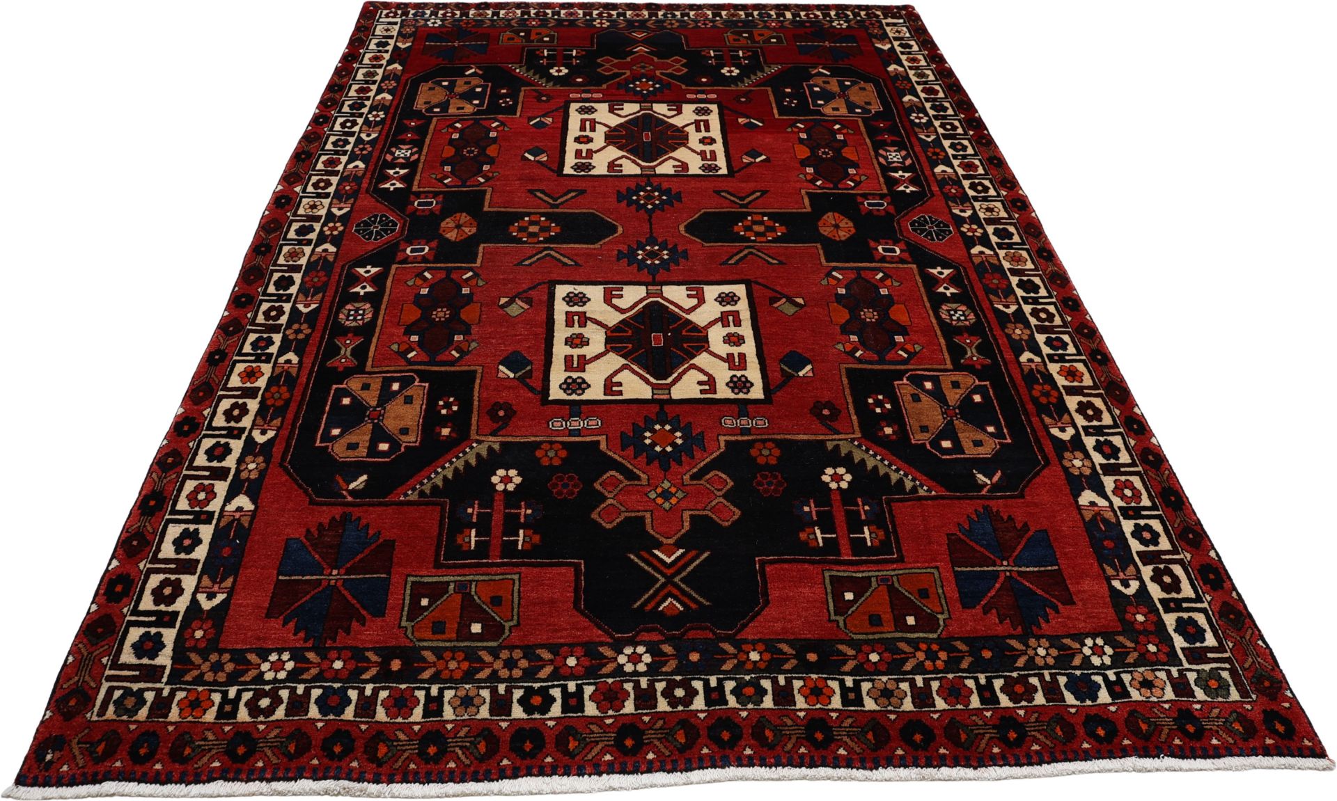 Bakhtiari Perserteppich aus Iran, 210 × 315 cm