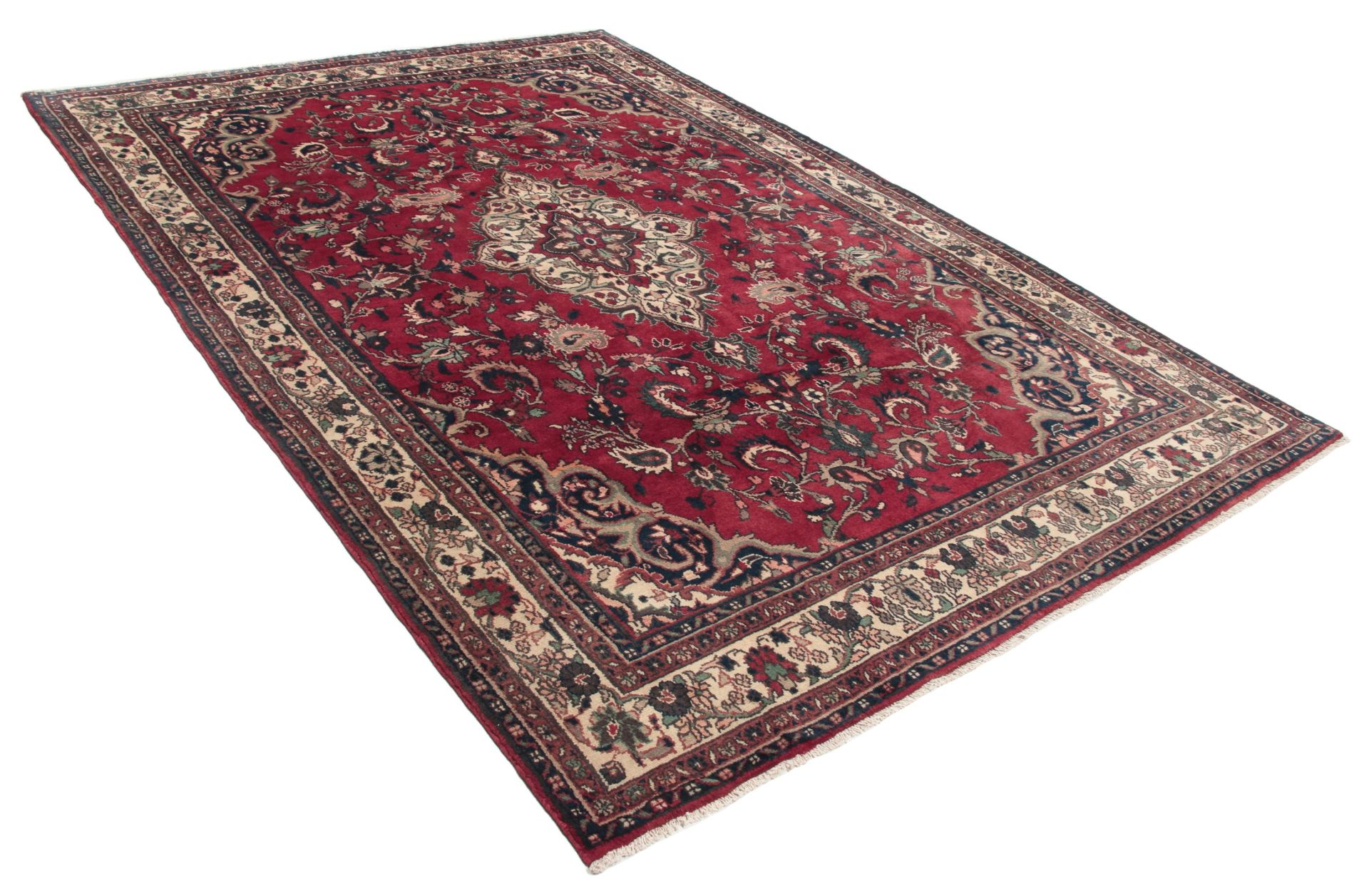 Handgeknüpfter Hamadan Perserteppich, 215 × 312 cm