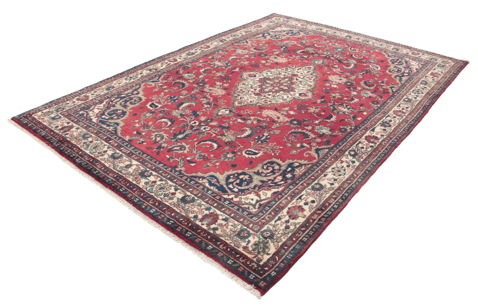Handgeknüpfter Hamadan Perserteppich, 215 × 312 cm