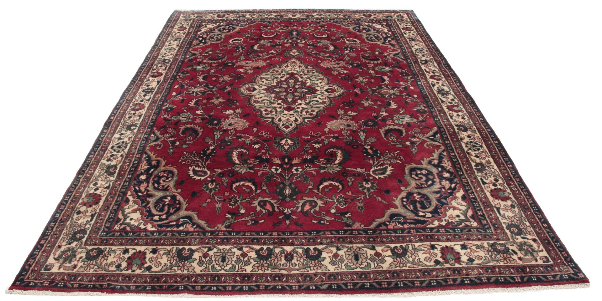 Handgeknüpfter Hamadan Perserteppich, 215 × 312 cm
