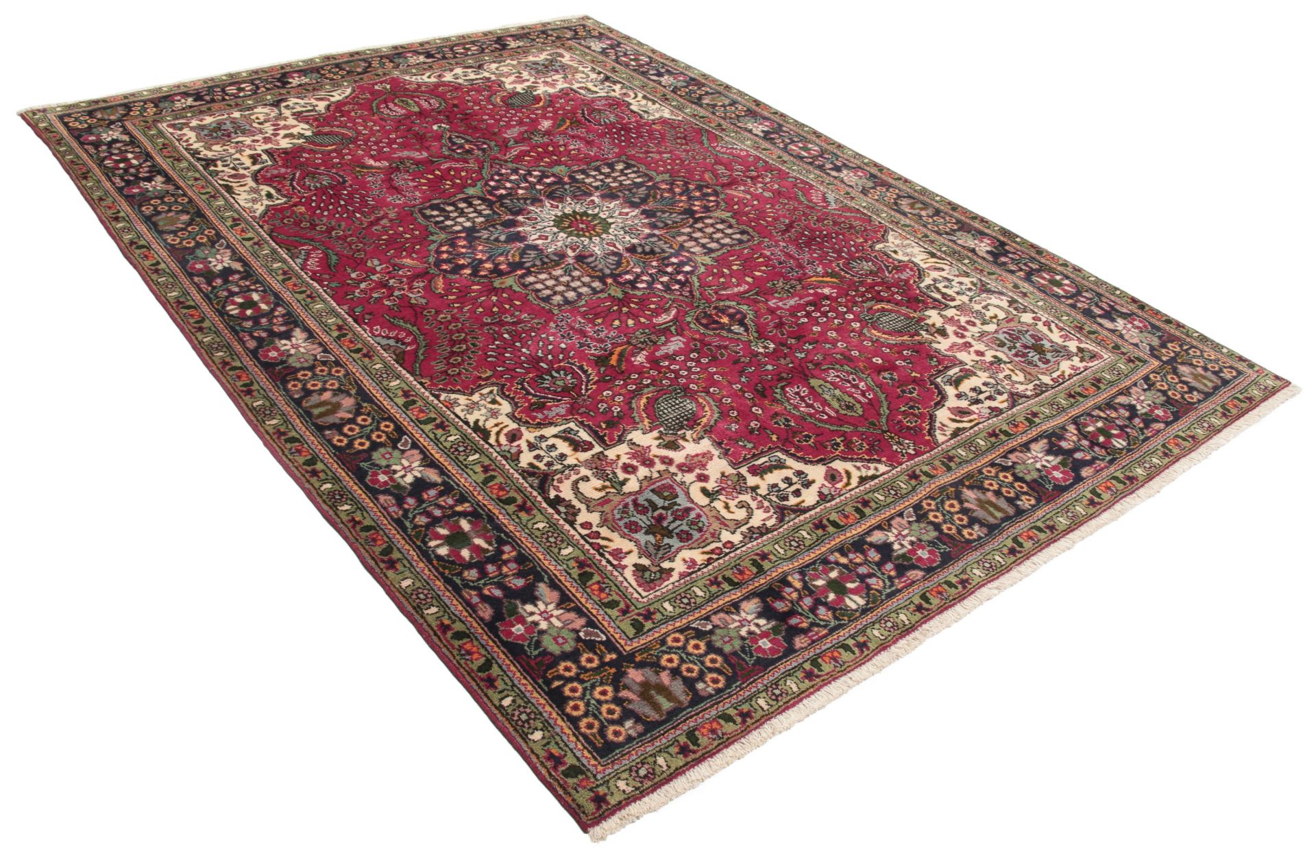 Täbriz Perserteppich aus Iran, 214 × 300 cm