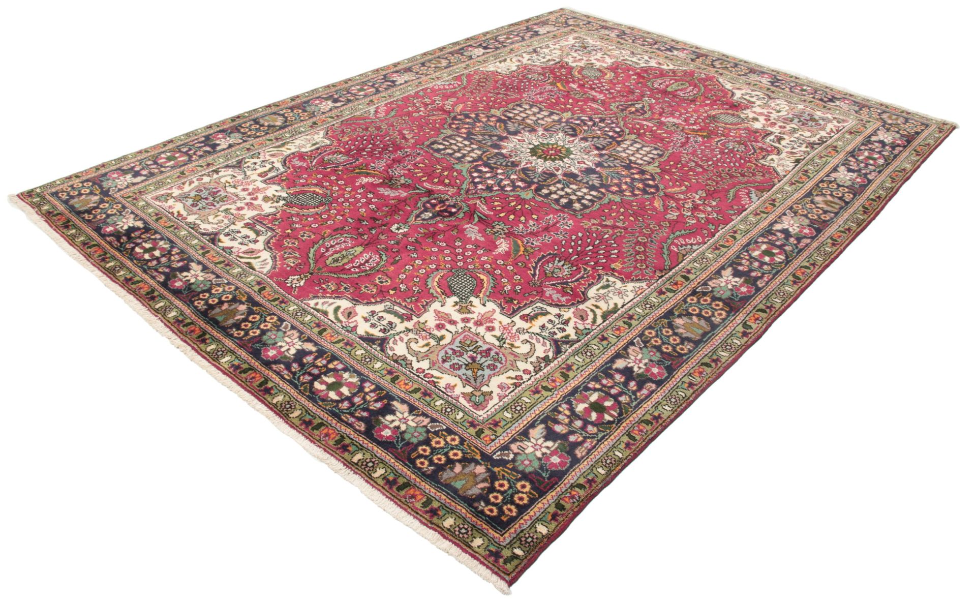 Täbriz Perserteppich aus Iran, 214 × 300 cm