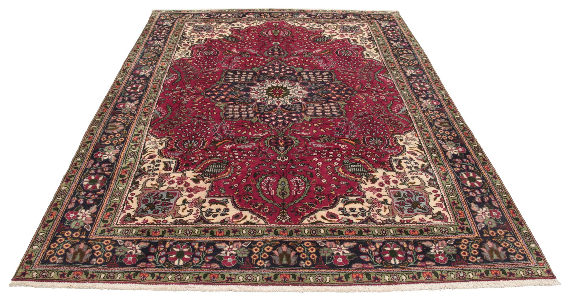 Täbriz Perserteppich aus Iran, 214 × 300 cm