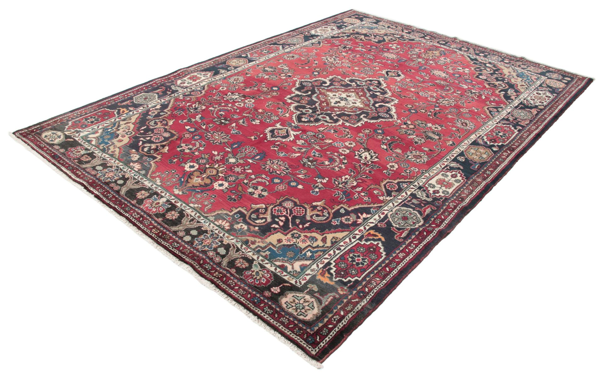 Handgeknüpfter Hamadan Perserteppich 212 × 315 cm