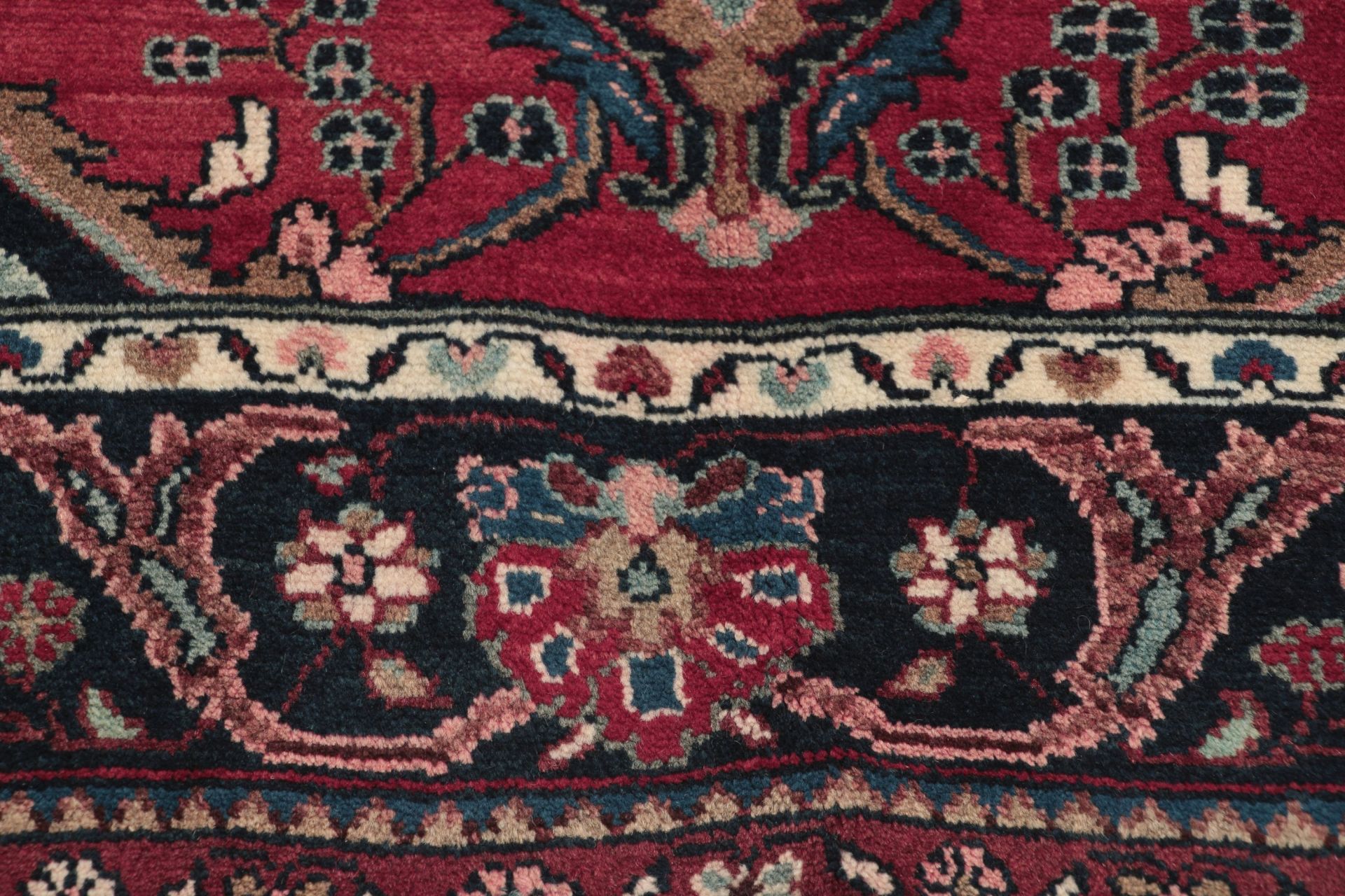 Handgeknüpfter Hamadan Perserteppich 212 × 315 cm