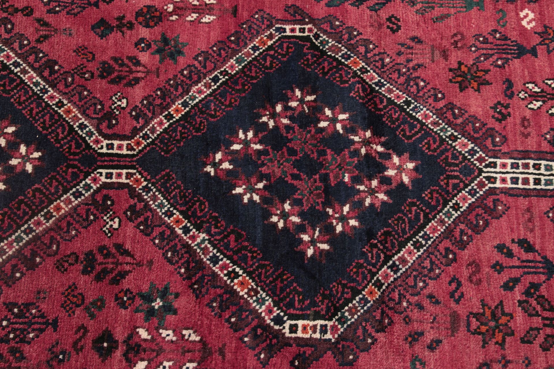 Handgeknüpfter Qashqai Perserteppich 210 × 300 cm
