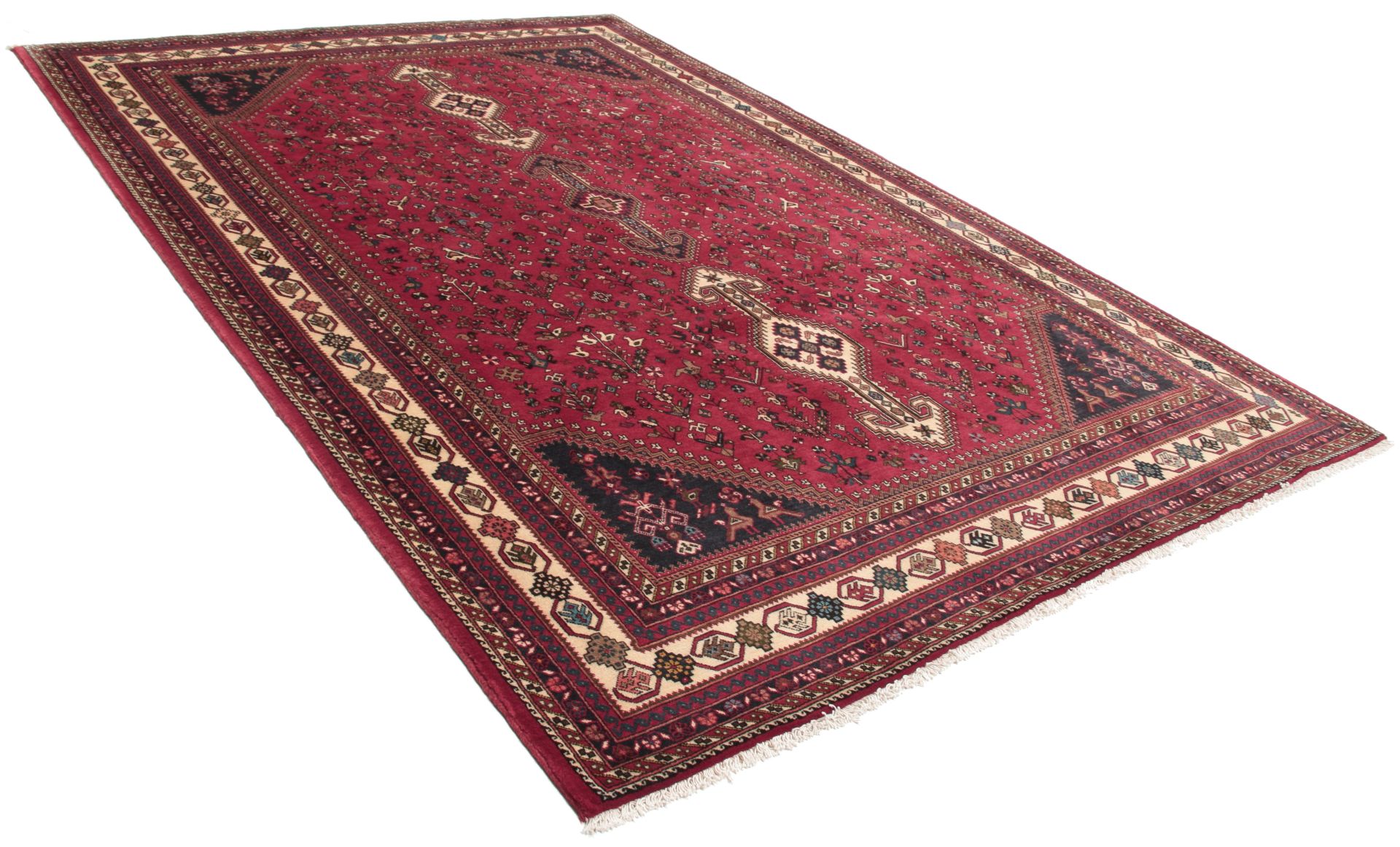 Handgeknüpfter Perserteppich, 202 × 297 cm, Wolle