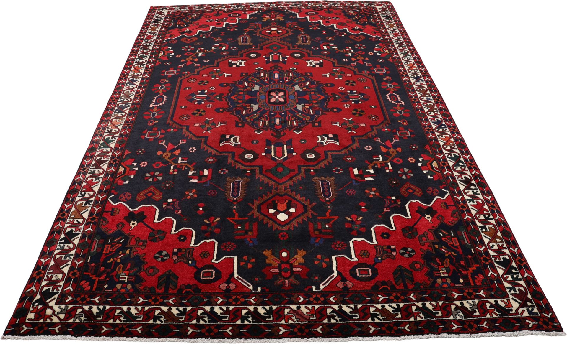 Bakhtiari Perserteppich 210 × 320 cm aus Wolle, handgeknüpft