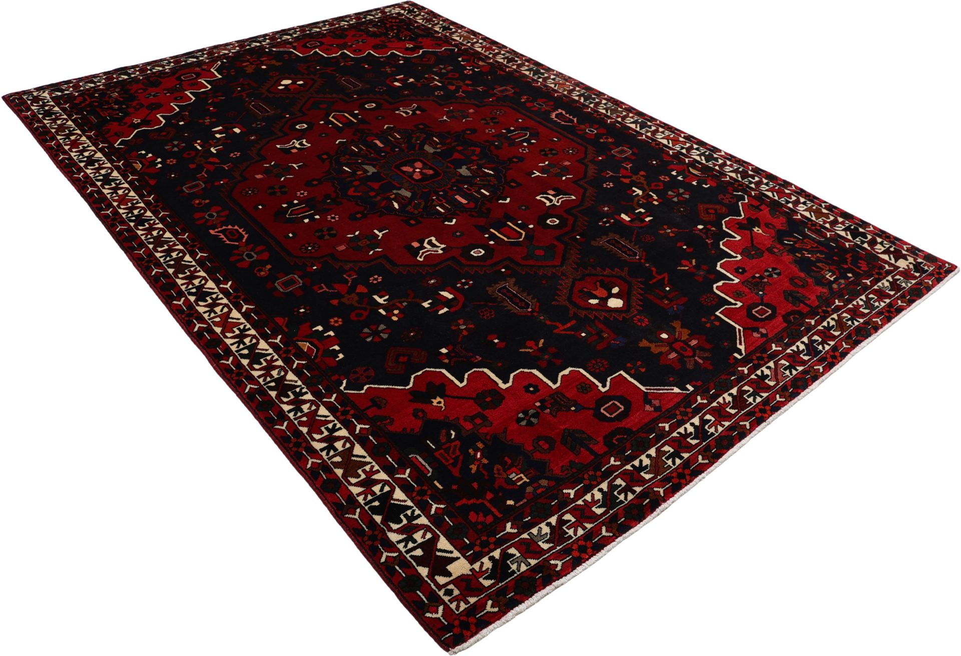 Bakhtiari Perserteppich 210 × 320 cm aus Wolle, handgeknüpft