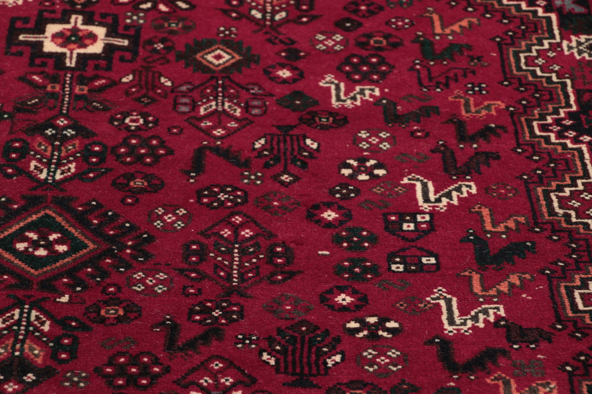 Handgeknüpfter Qashqai Perserteppich 210 × 310 cm