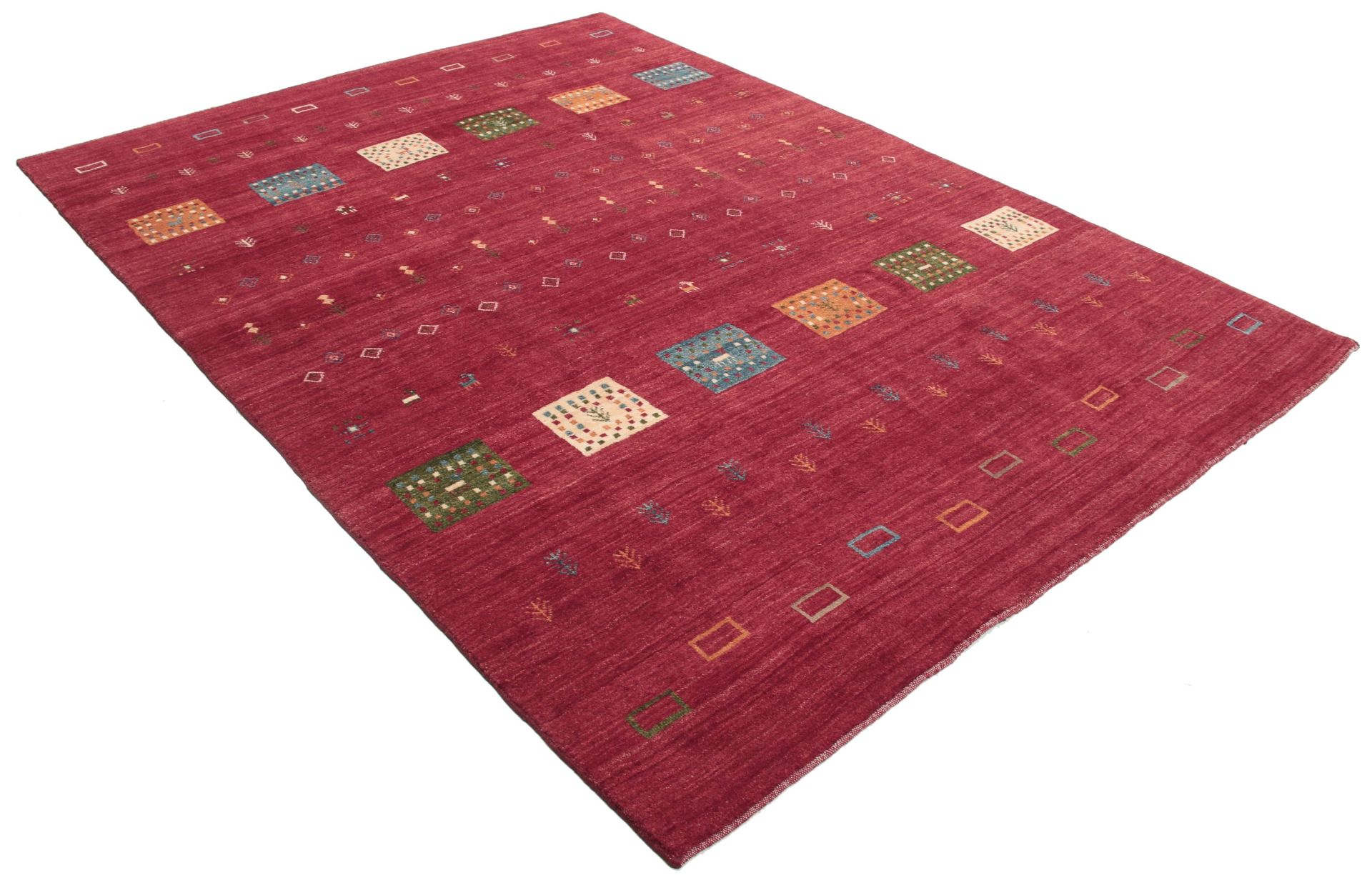 perserteppich-gabbeh-215-x-297-cm-schurwolle-handgeknupft-weich-1 Handgeknüpfter Gabbeh Perserteppich, 215 × 297 cm, Wolle