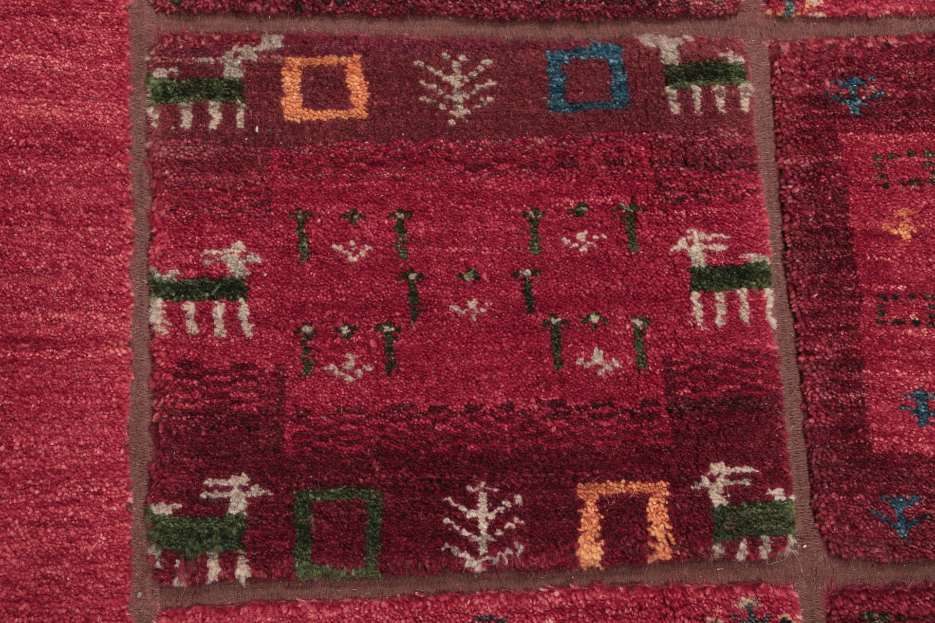 perserteppich-gabbeh-208-x-307-cm-schurwolle-handgeknupft-weich-2 Handgeknüpfter Gabbeh Perserteppich, 208 × 307 cm, Wolle